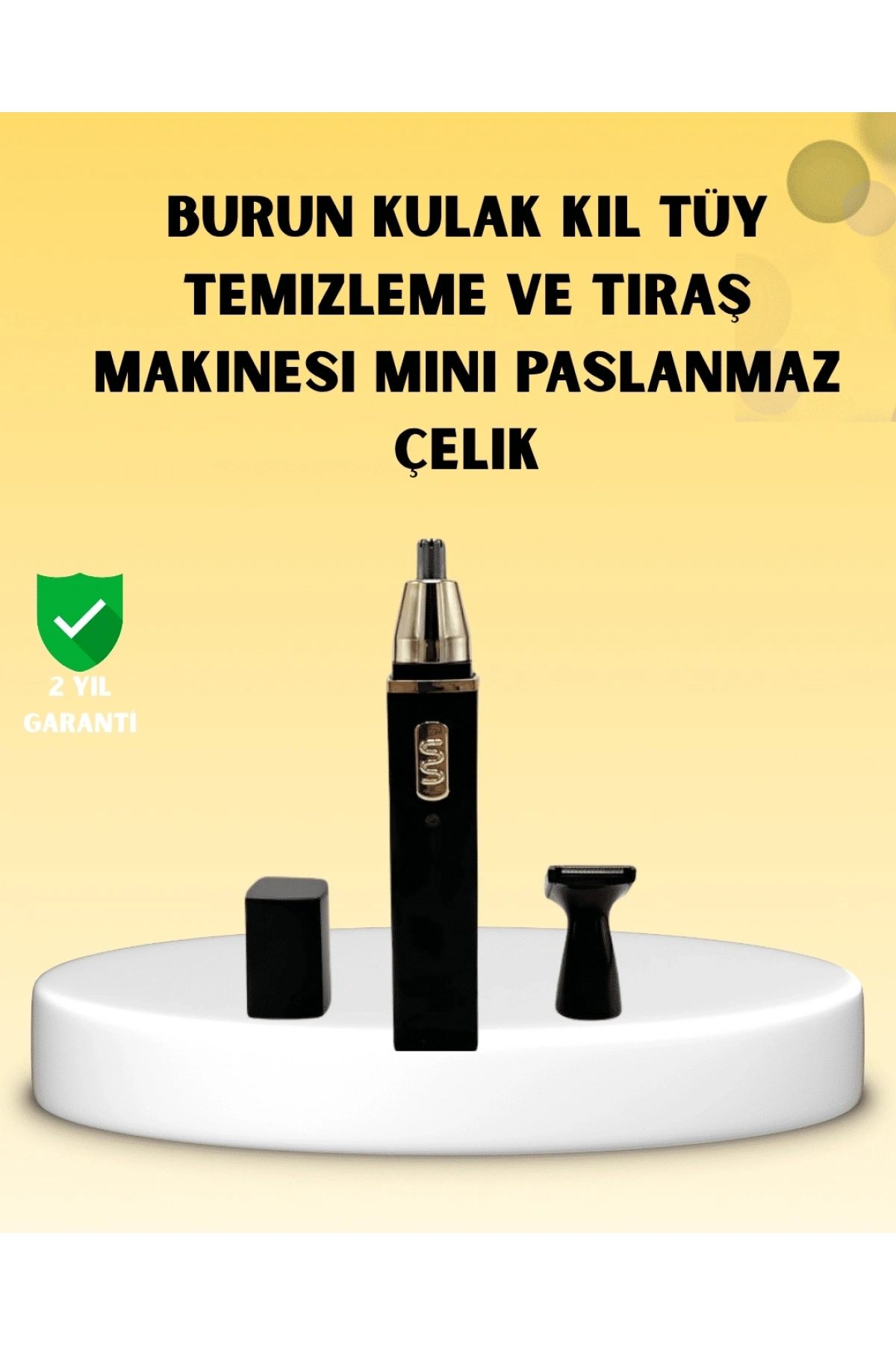 Şarjlı burun ve kulak kılı temizleme cihazı