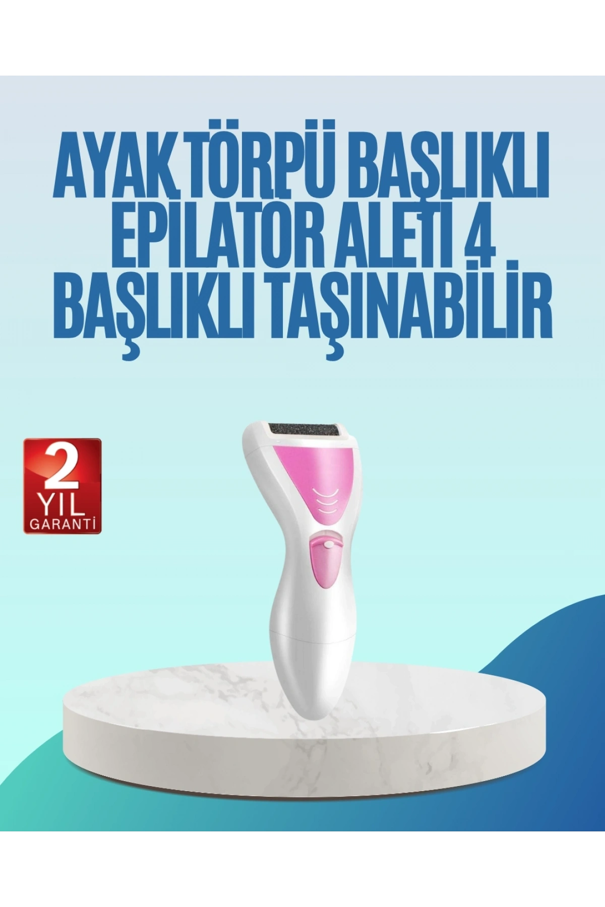 Şarjlı Epilatör ve Ayak Törpüsü Seti