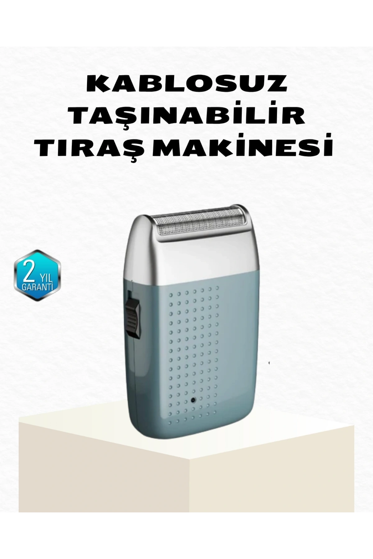 Şarjlı Kuru Kullanım Tıraş Makinesi – Kablosuz, Taşınabilir