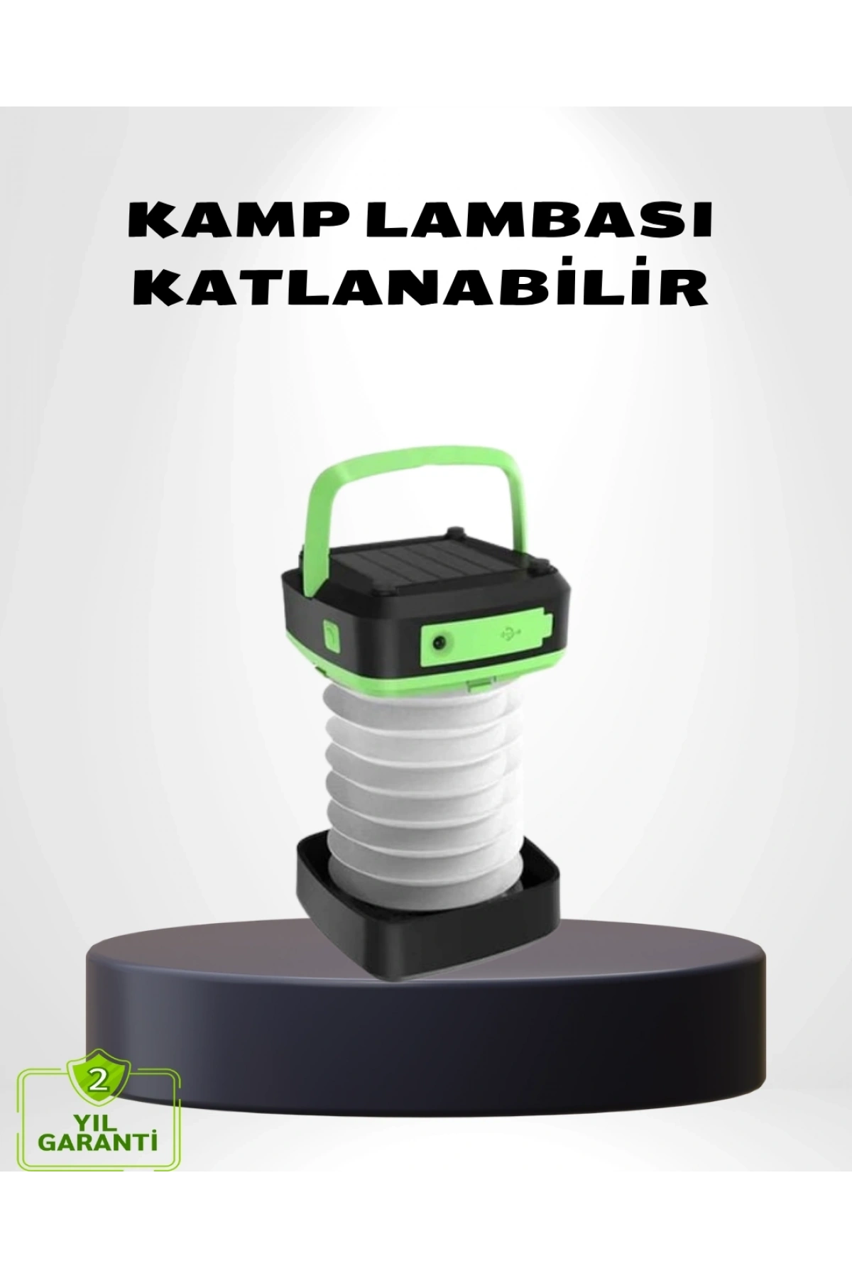 Şarjlı LED Lamba – Dokunmatik Sensörlü, 3 Kademeli Parlaklık