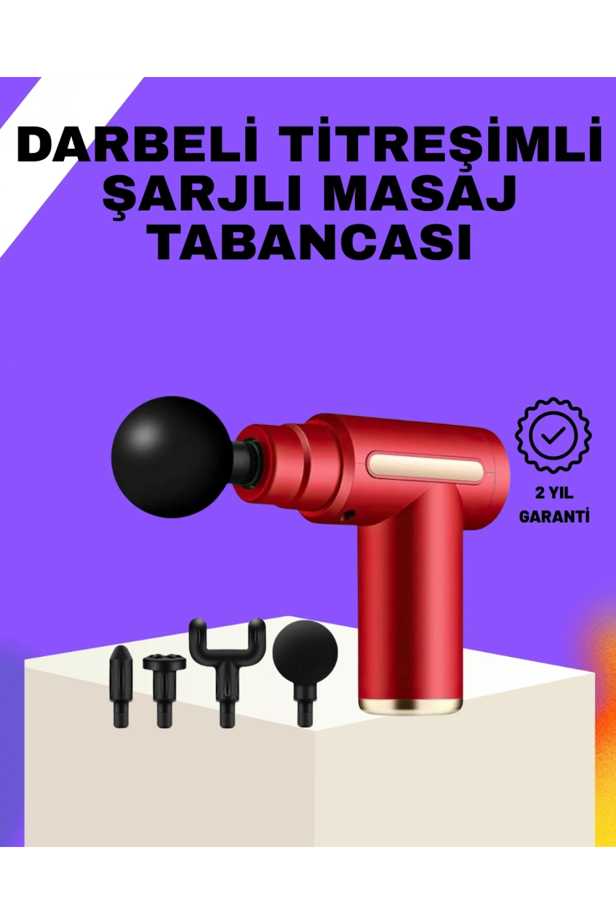 Şarjlı Masaj Tabancası Spor Sonrası Kas Rahatlatma İçin