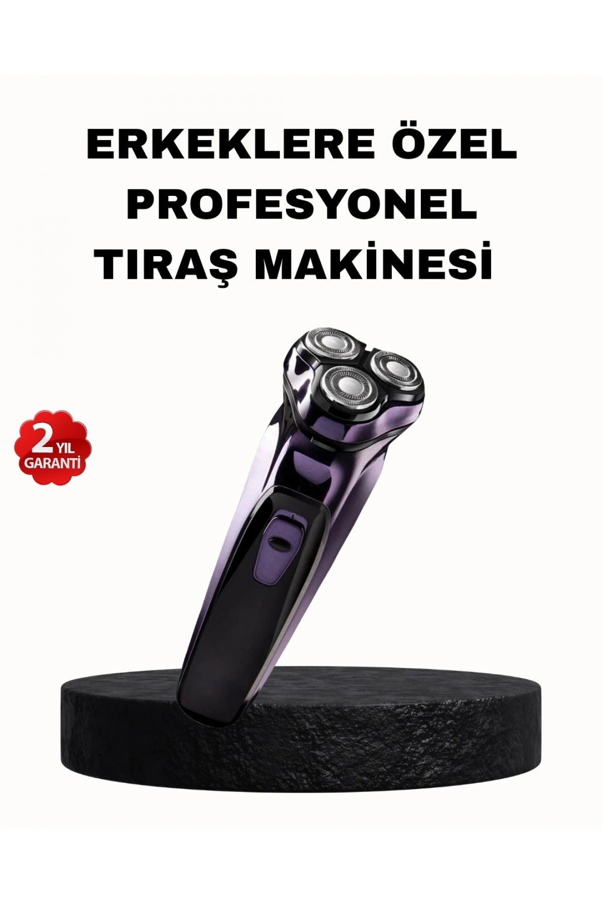 Şarjlı Saç ve Sakal Tıraş Makinesi Kablosuz Kompakt Tasarımlı