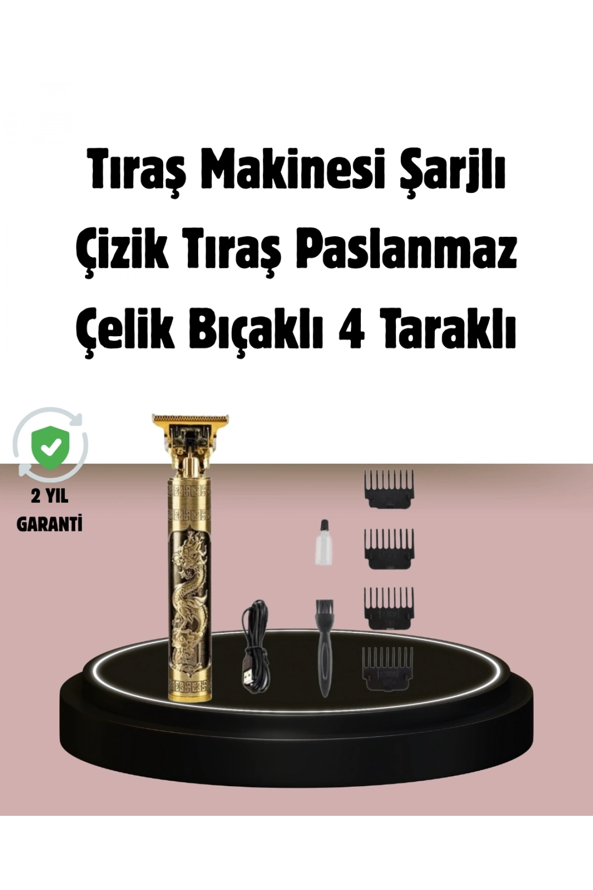 Şarjlı Titanyum lı Saç Kesme Makinesi