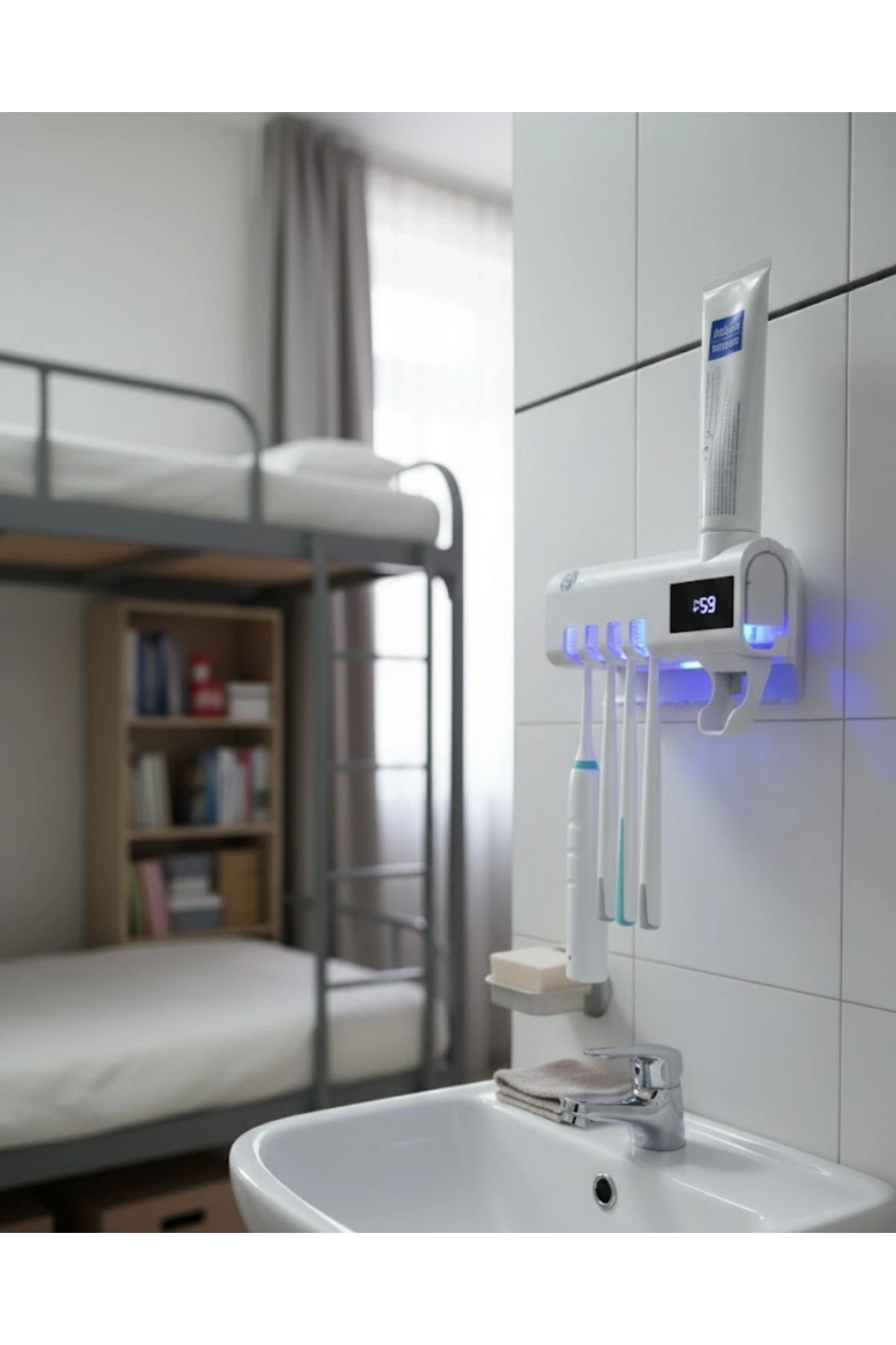Şarjlı UV Diş Fırçası Sterilizasyon ve Saklama Ünitesi