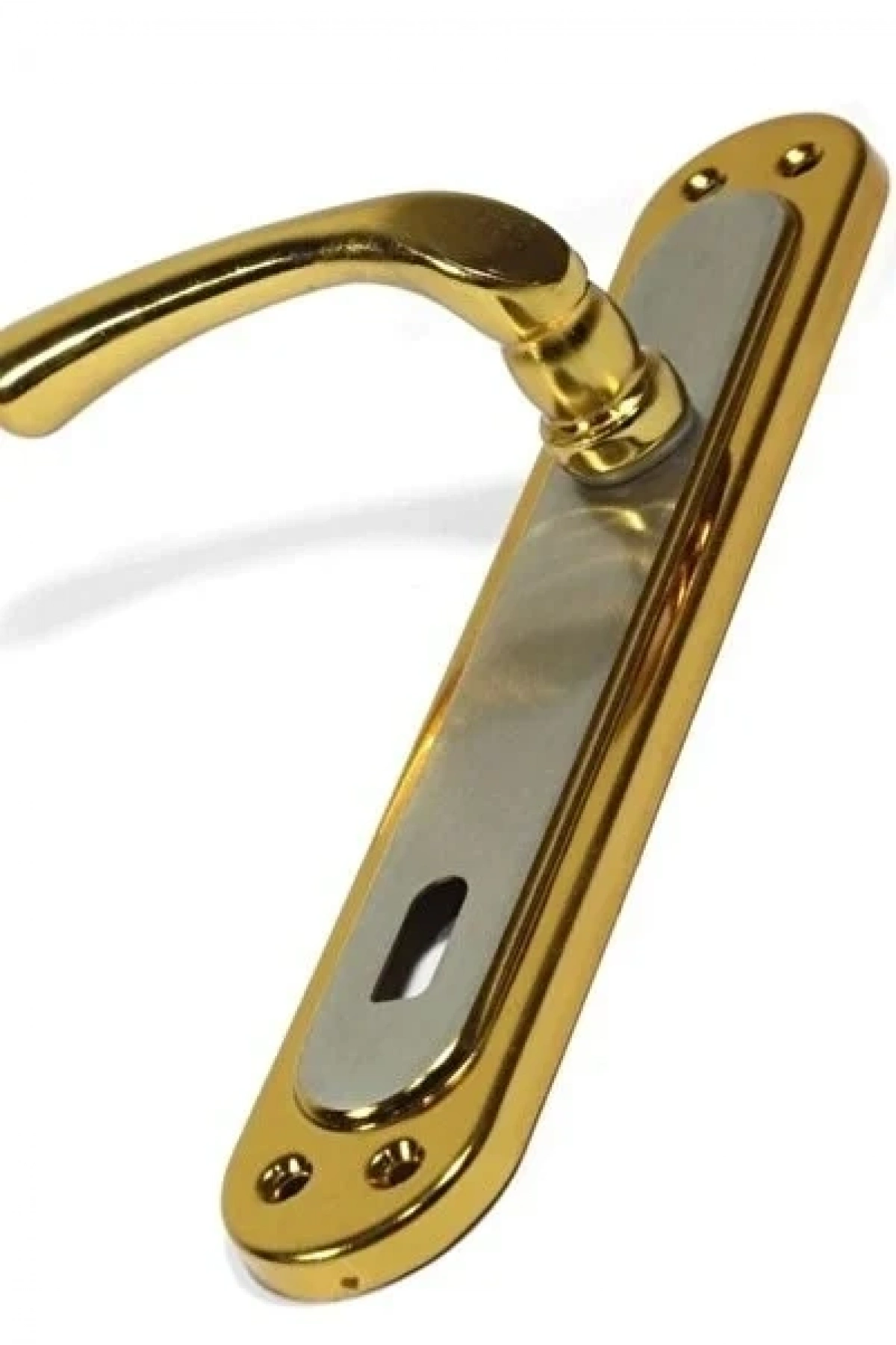 Saten Aynalı Kapı Kolu 1Takım çift kol (0177)