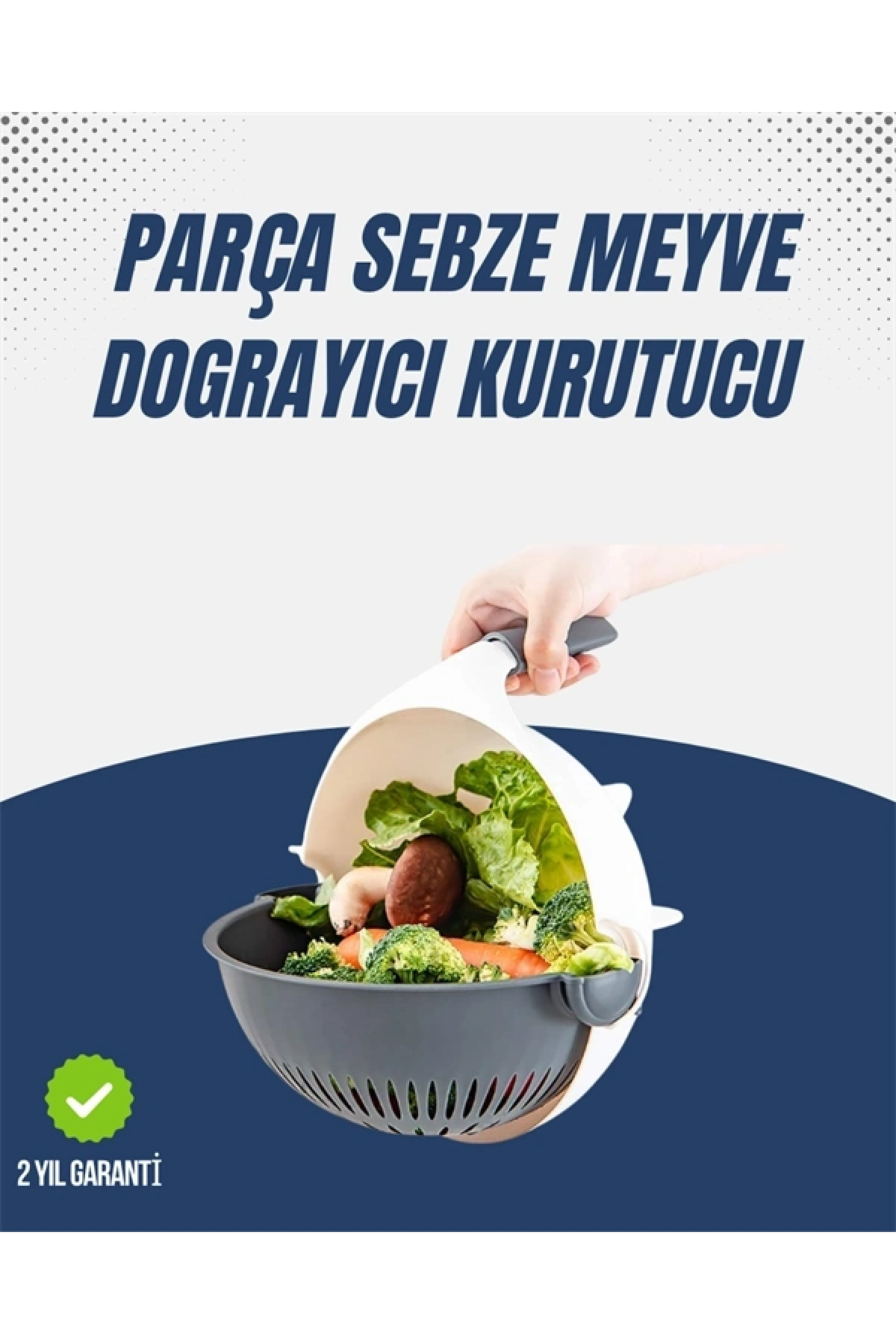 Sebze Doğrama ve Rendeleme İçin Pratik Mutfak Aparatı