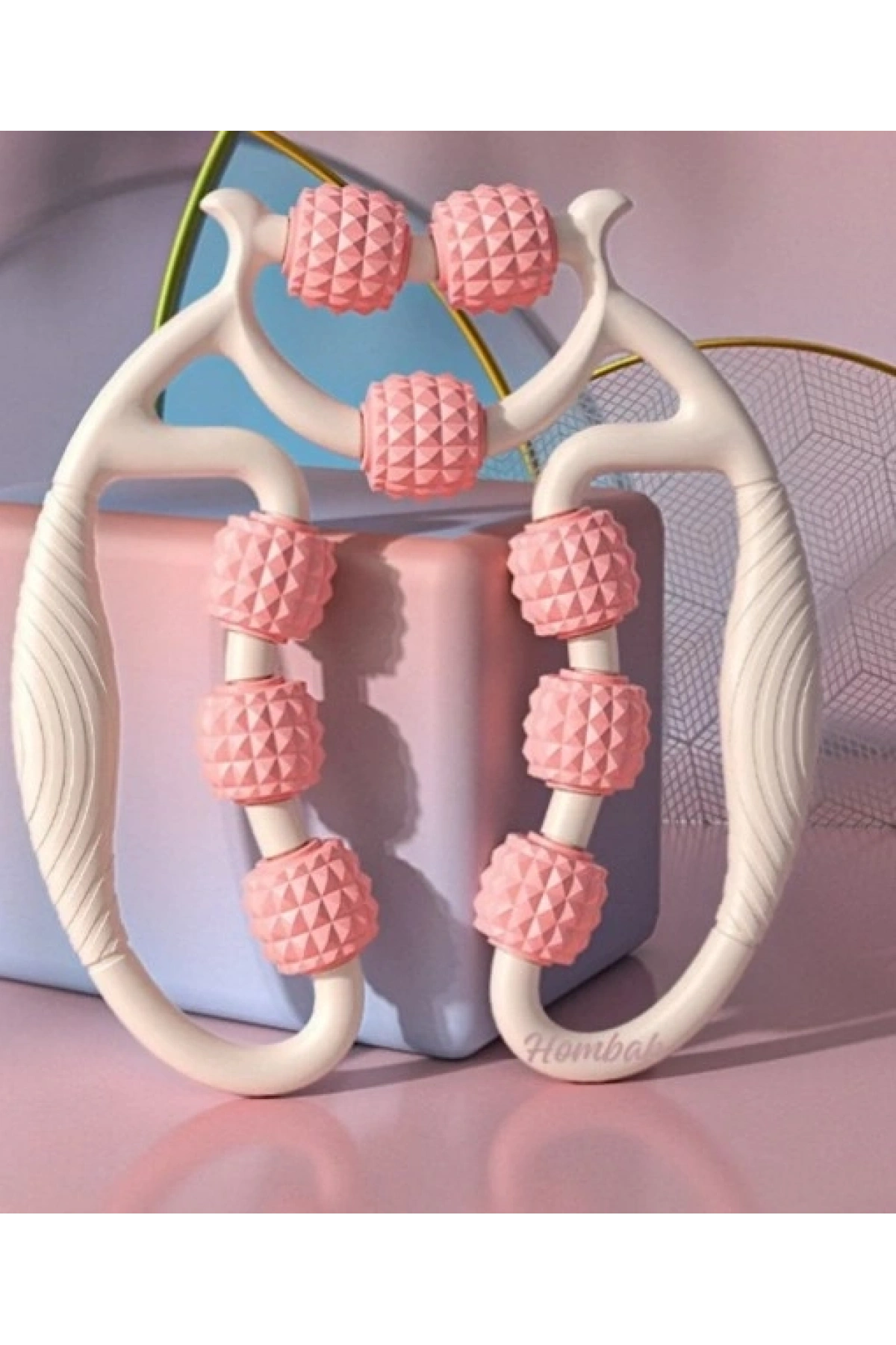 Selülit Masaj Aleti 9 Tekerlekli Lenf Drenaj Rulosu (5047)