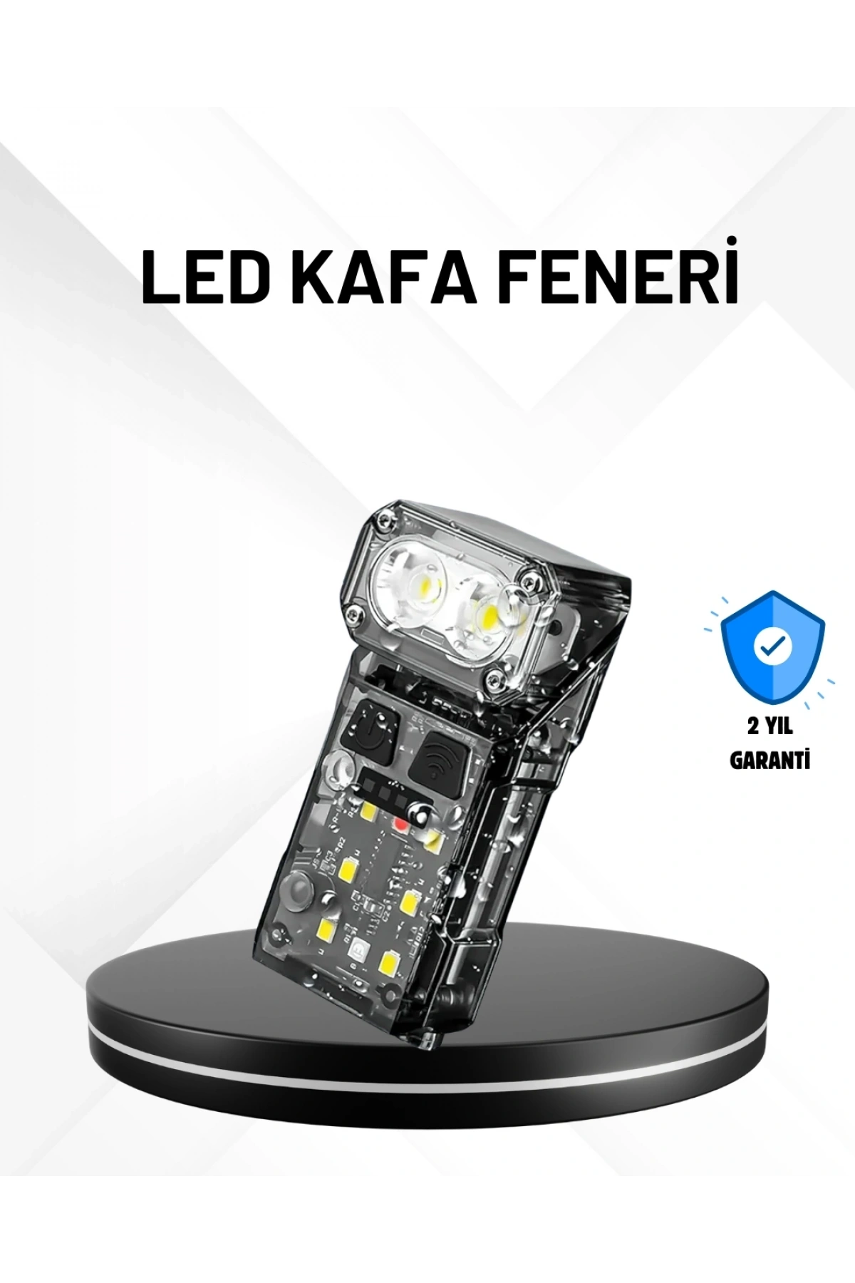 Sensörlü LED Kafa Feneri Şarj Edilebilir Manyetik Eller Serbest