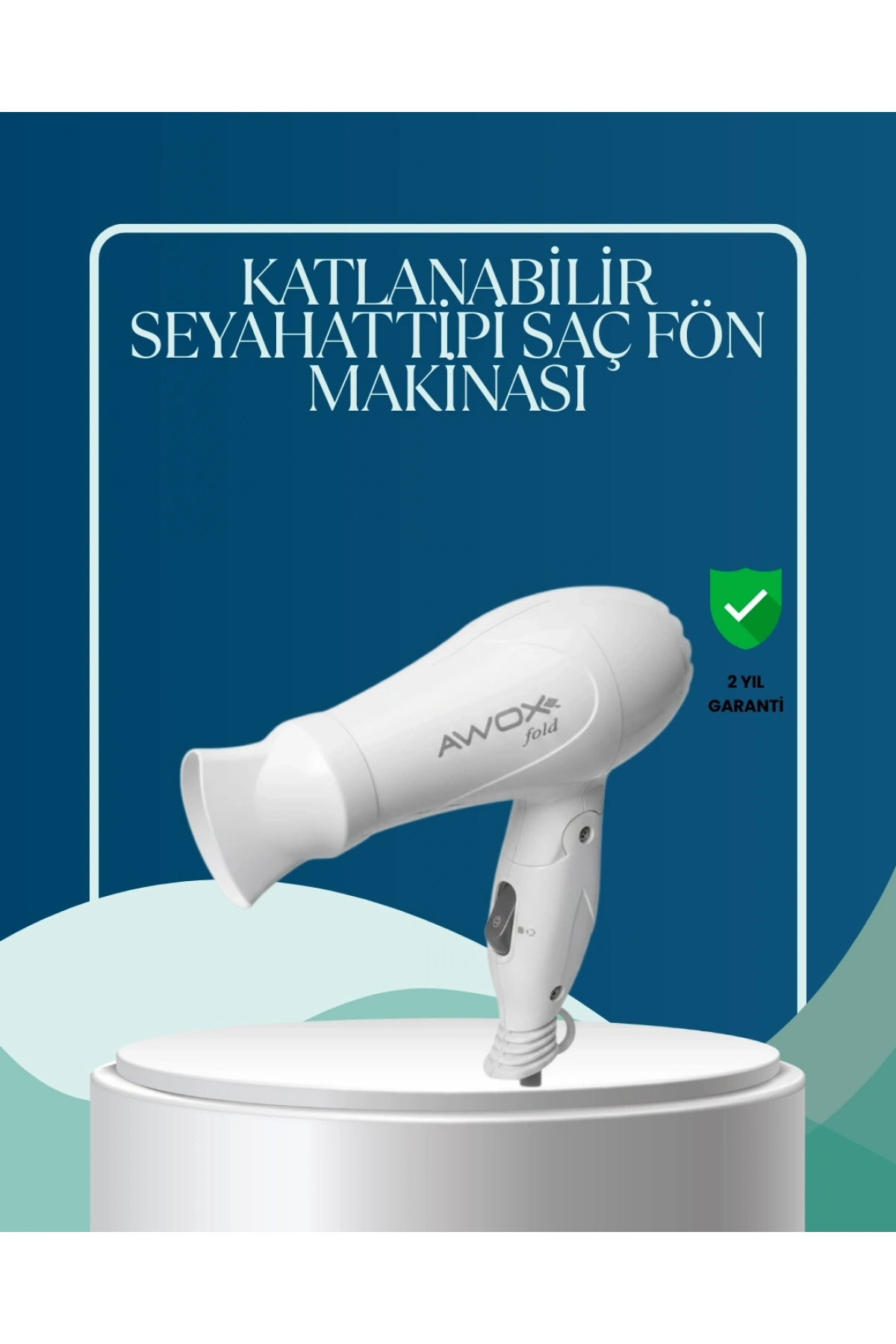 Seyahat Uyumlu Saç Kurutma Makinesi Hafif ve Kompakt