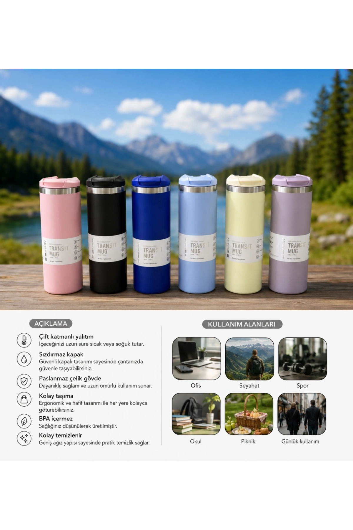 shopwave The AeroLight Transit Mug 0.47L