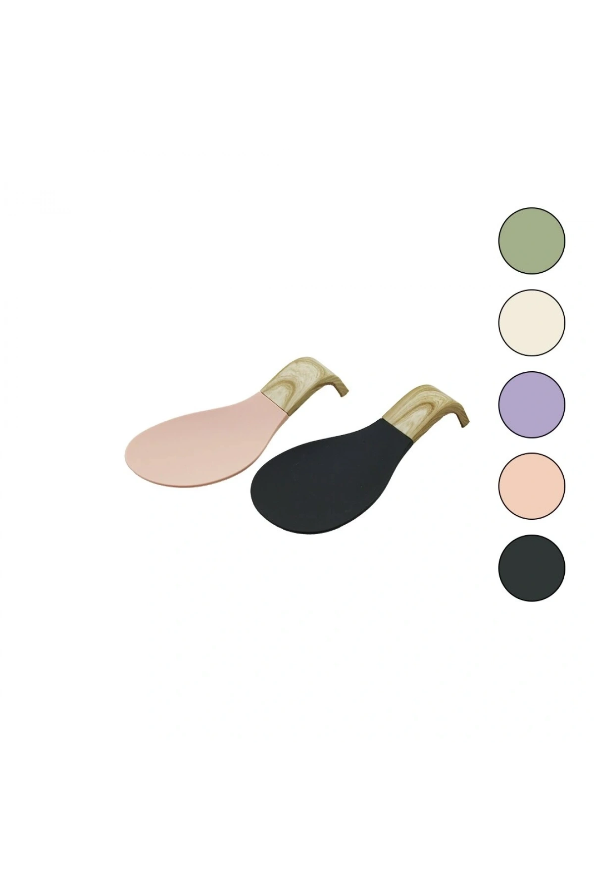 SİLİKON - BAMBU SAP KEPÇE KAŞIK ALTLIK (5047)