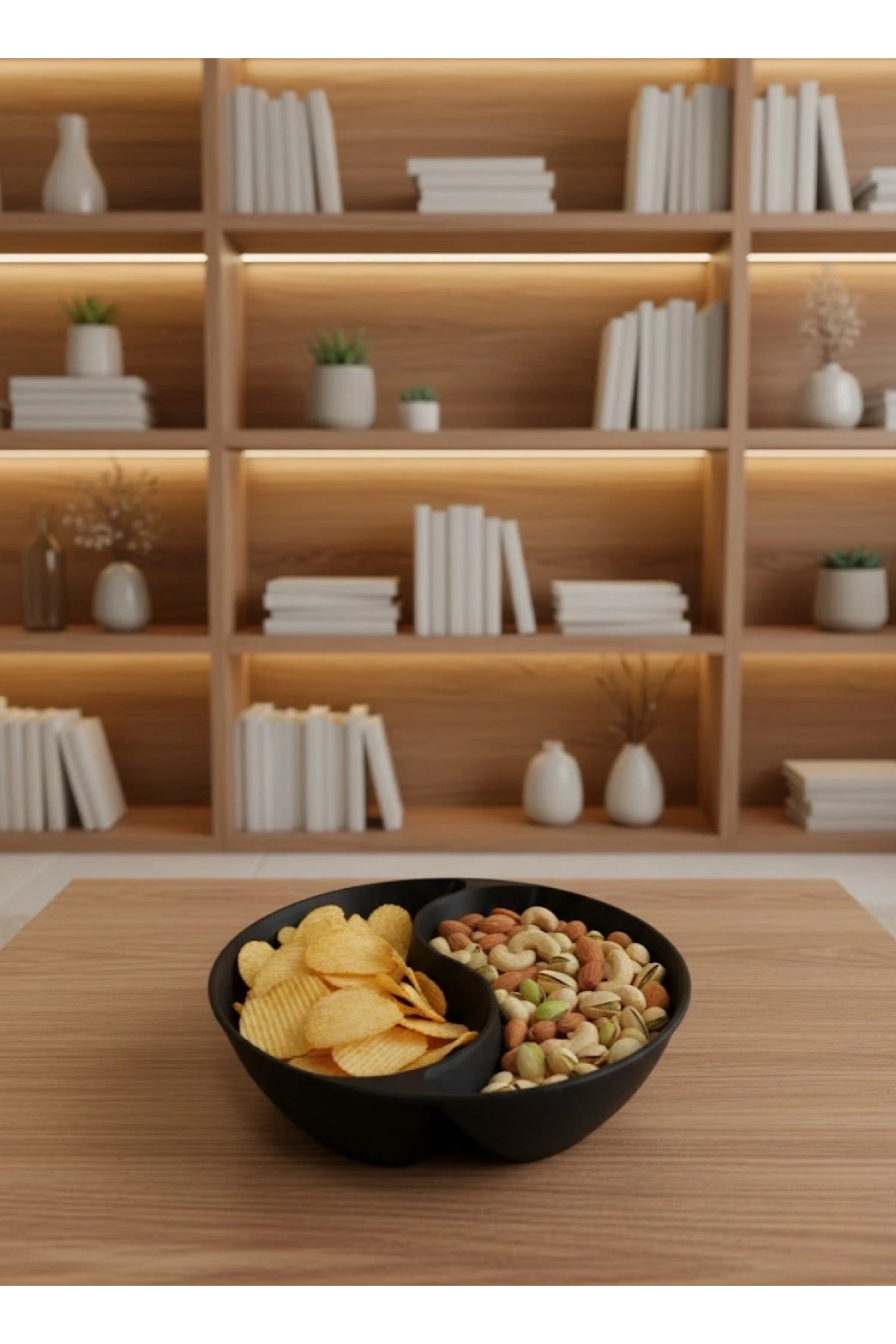 Siyah Çerezlik Kase Seti 4 Adet 3x12 cm