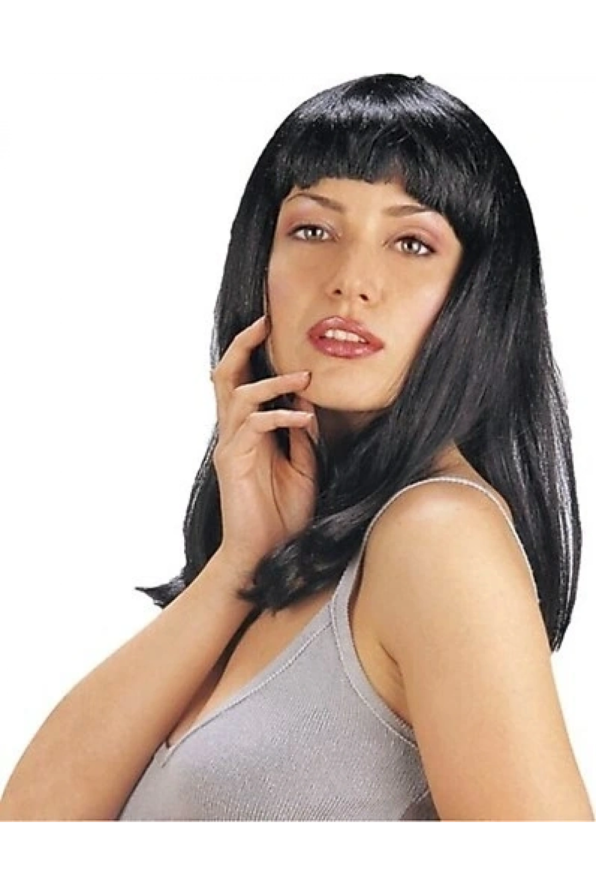 Siyah Renk Uzun Parti Peruğu (5047)