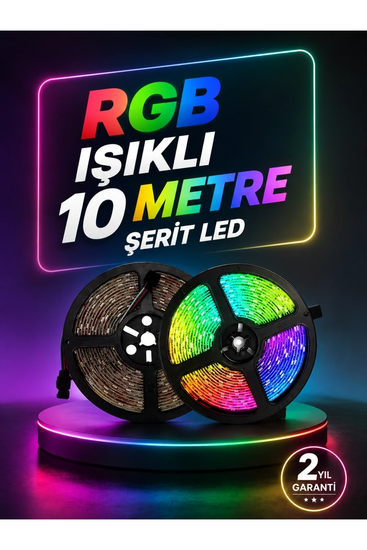 Smart Şerit LED Kumandalı USB Enerjili Suya Dayanıklı Dekoratif Aydınlatma
