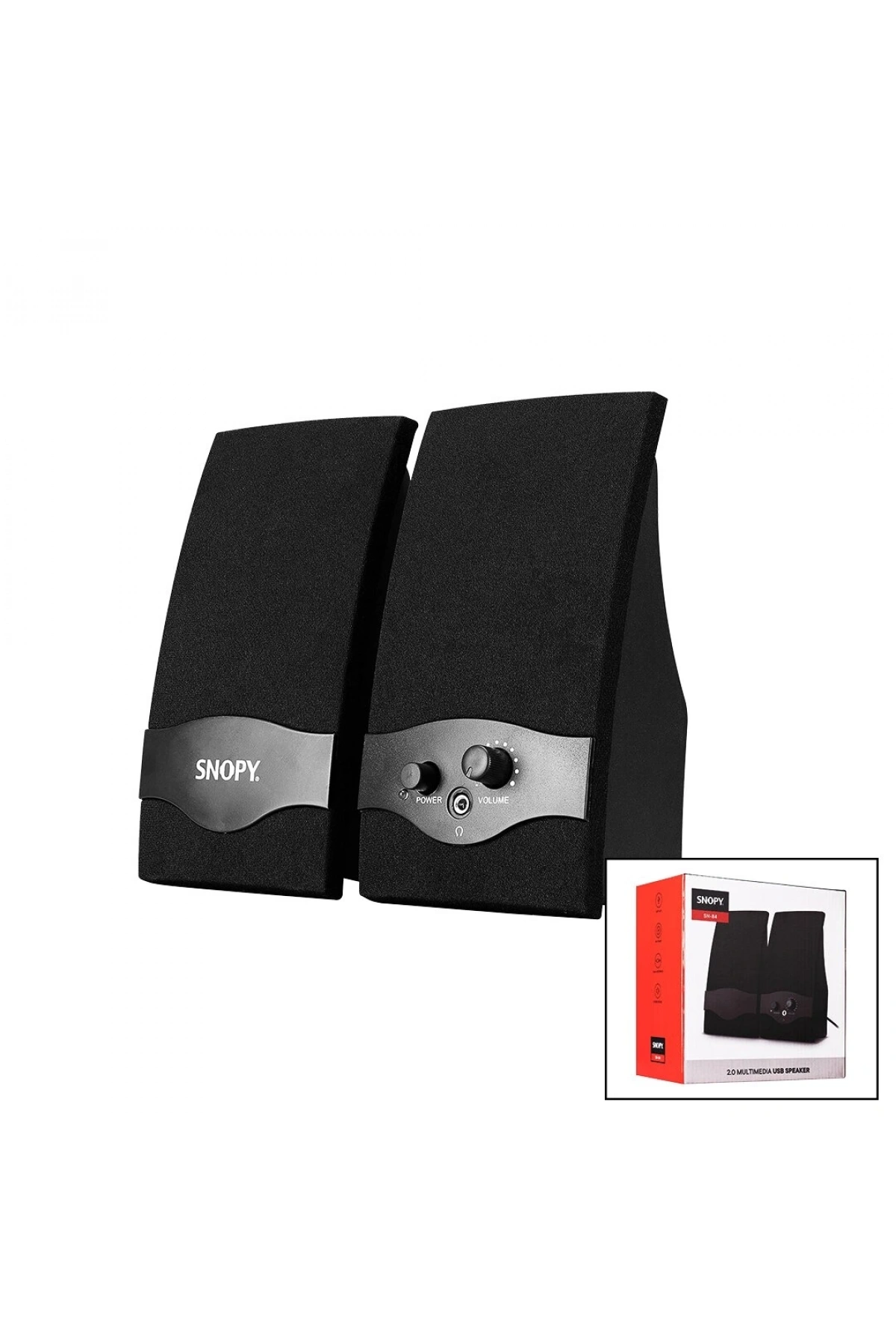 SNOPY SN-84 USB 2.0 MULTİMEDYA 1+1 HOPARLÖR SPEAKAER SET 4W (5047)