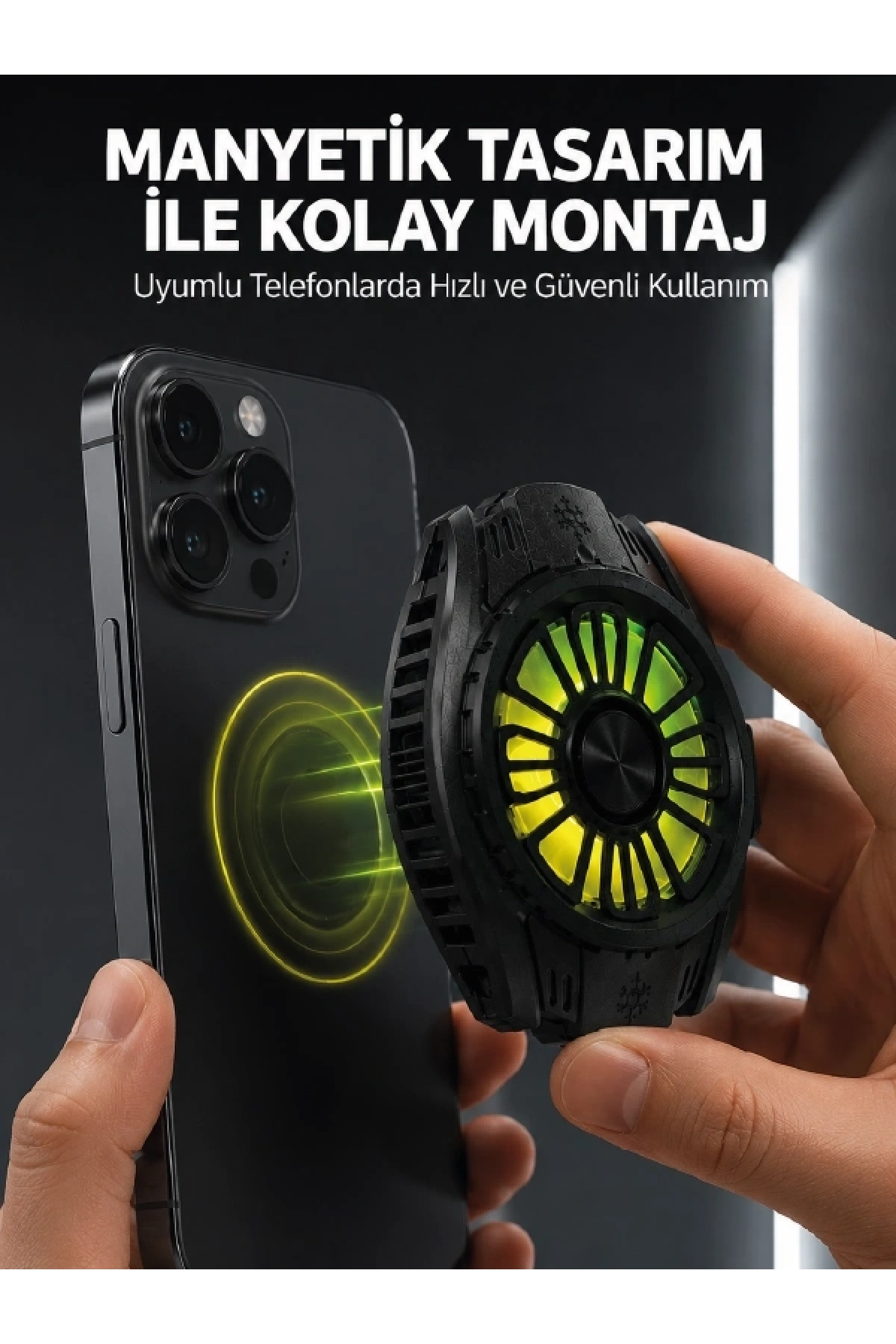 Soğutma Teknolojili RGB Işıklı Telefon Soğutucu