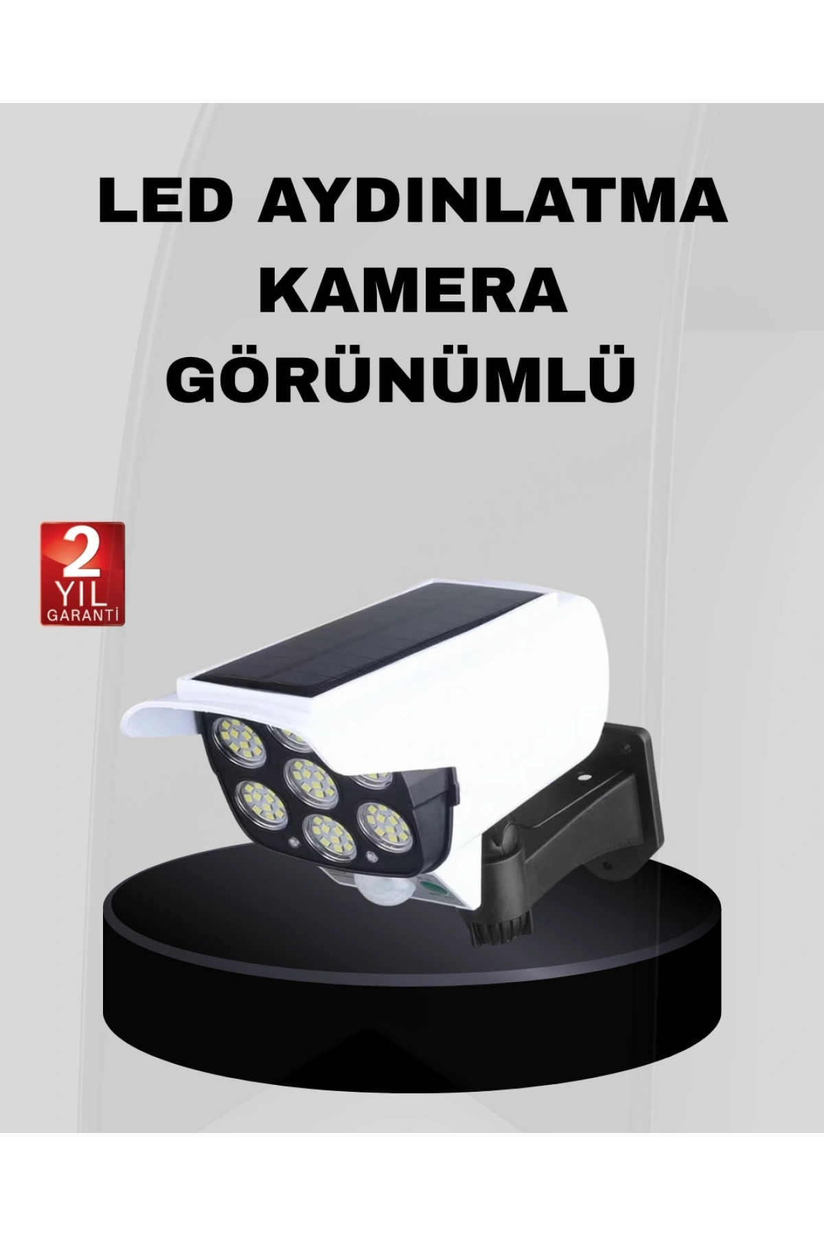 Solar Bahçe Aydınlatması Su Geçirmez IP66 PIR Sensörlü Uzun Çalışma Süreli