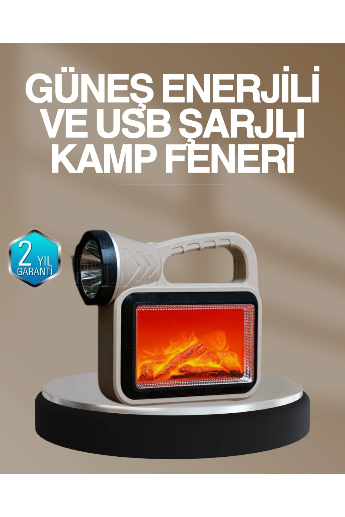 Solar COB Alev Efektli Lamba – Güneş Enerjili, Suya Dayanıklı, Taşınabilir