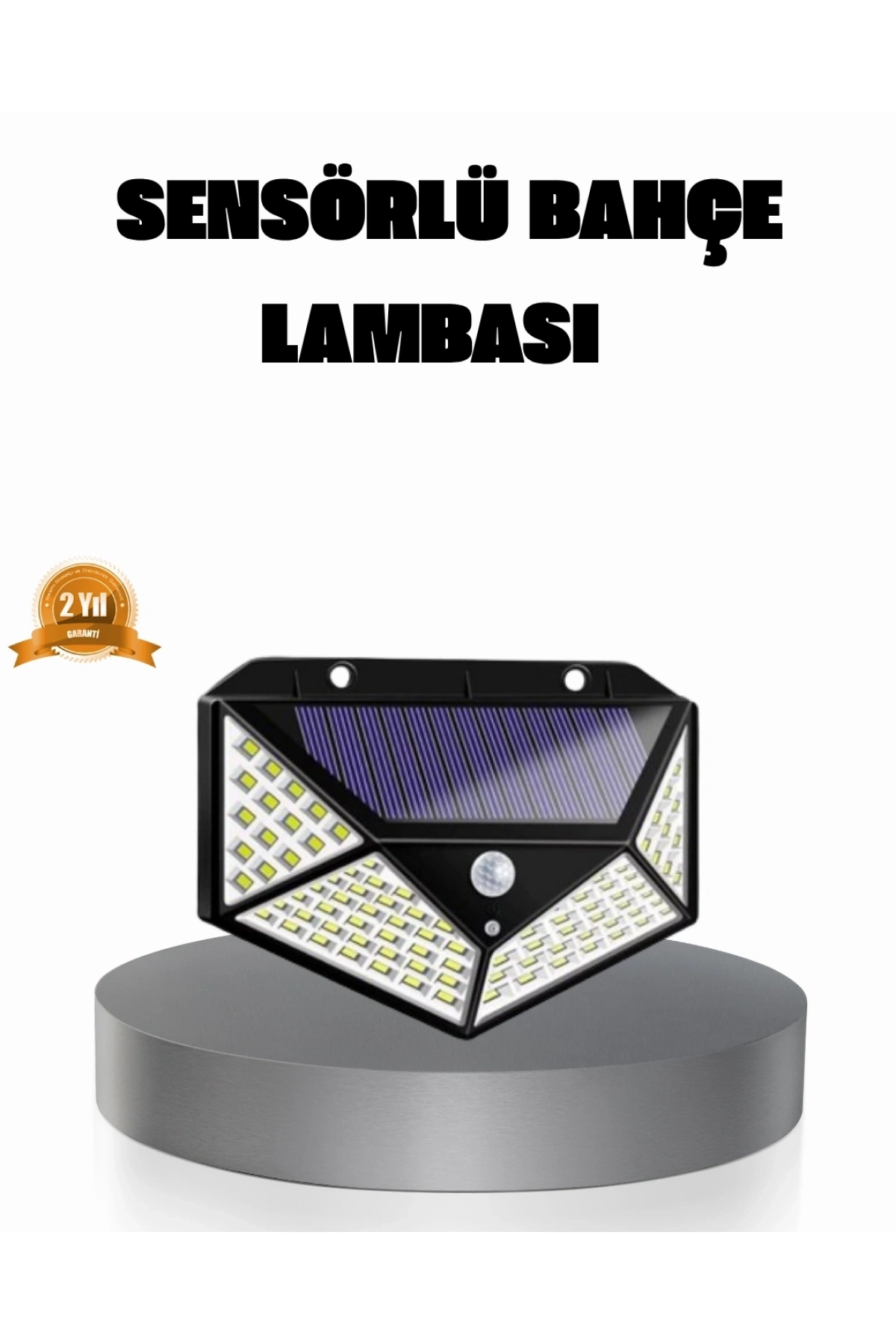 Solar Güçlü 100 LED Bahçe Lambası – Enerji Tasarruflu, Suya Dayanıklı ve Geniş Açılı Işık