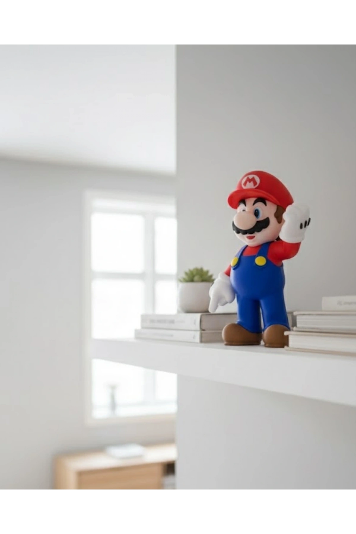 Süper Mario Figür Biblo Dekoratif Oyun Temalı Masa Süsü