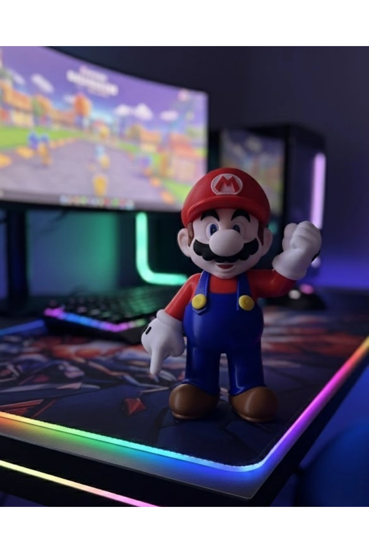 Süper Mario Koleksiyonluk Dekoratif Biblo Oyun Karakter Figürü
