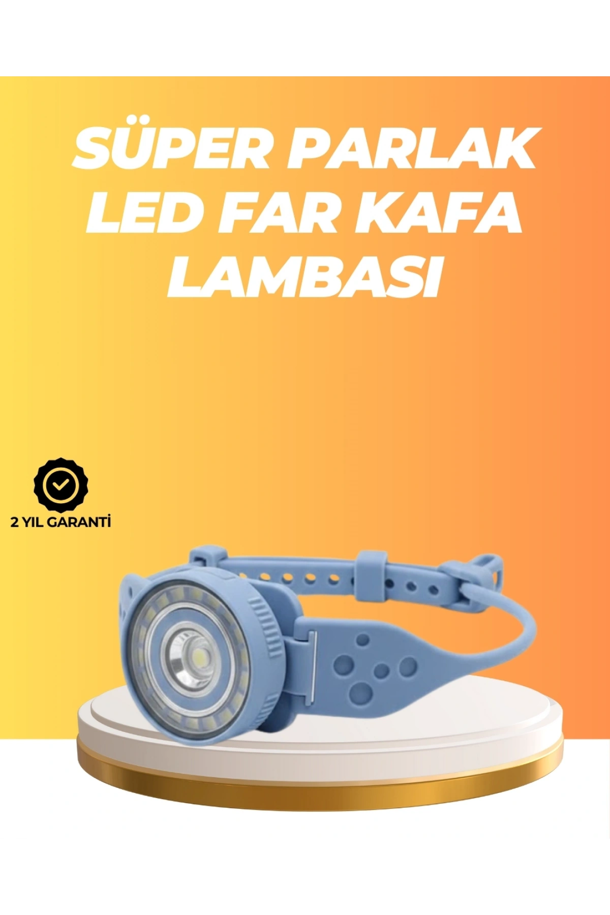 Suya Dayanıklı LED Kafa Lambası Outdoor Kullanım