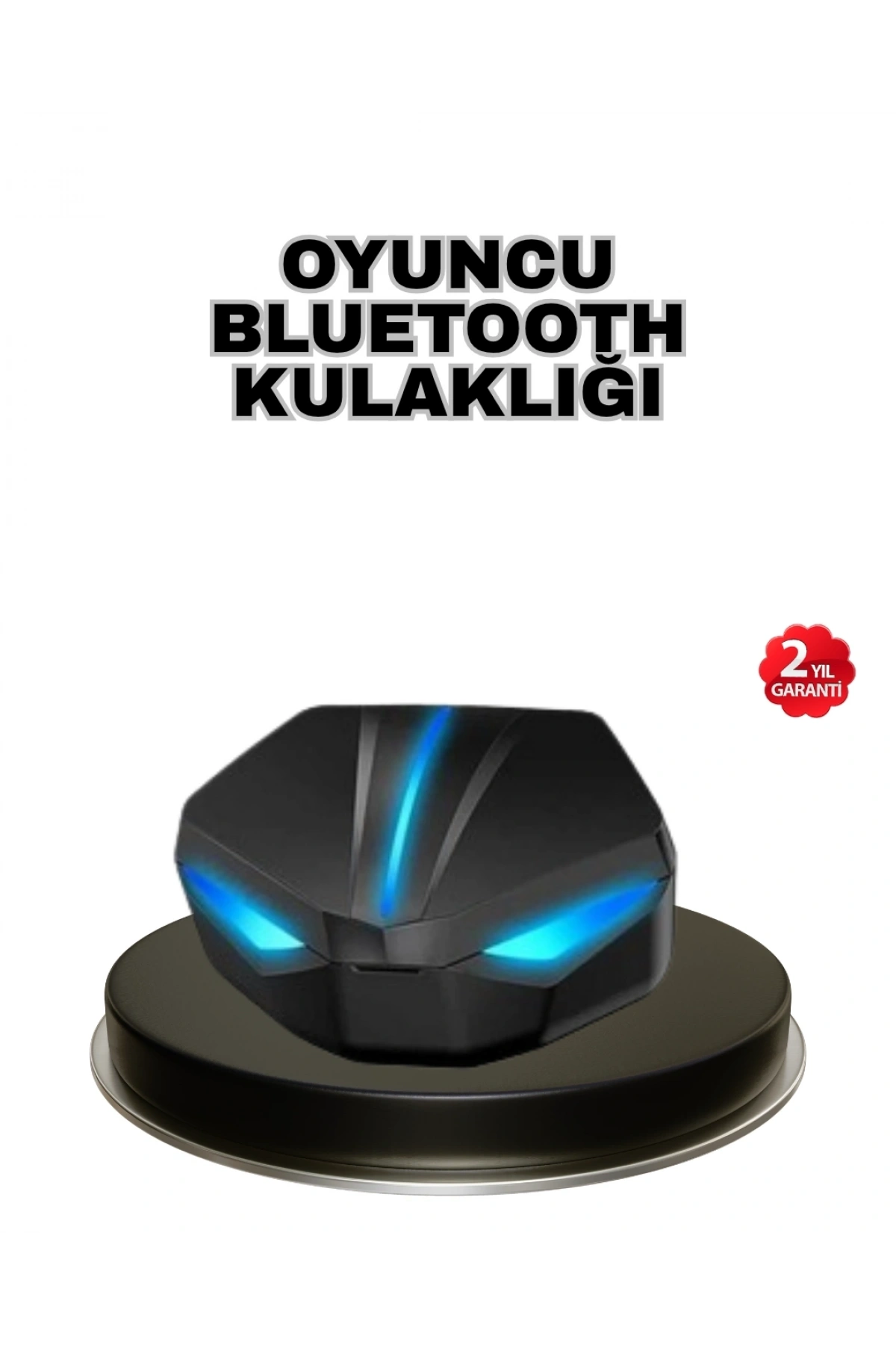 Tam Kablosuz Oyuncu Kulaklığı 5.0 Bluetooth LED Kontrollü