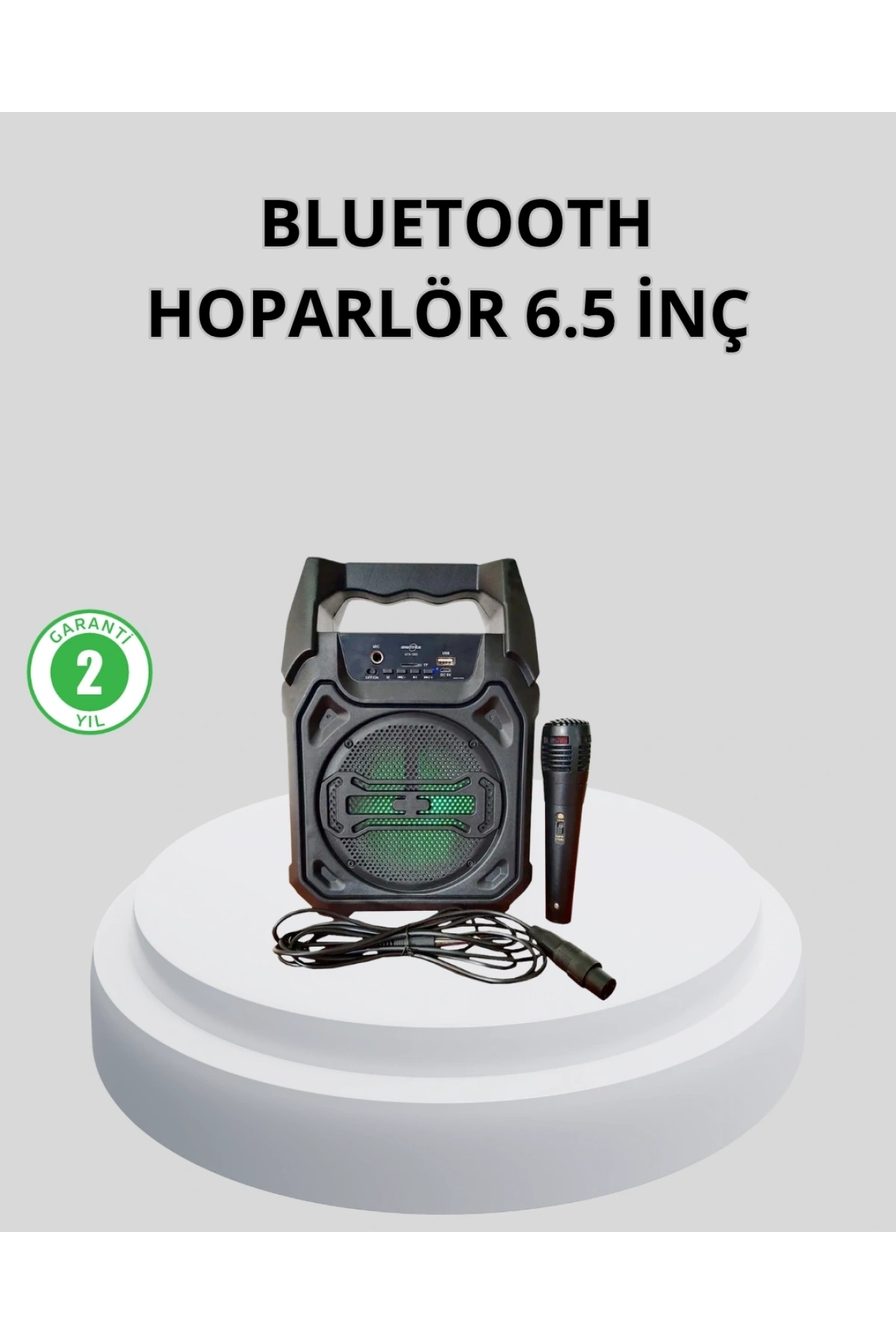 Taşınabilir Bluetooth Hoparlör – FM Radyo, USB, SD Kart ve TWS Özellikli