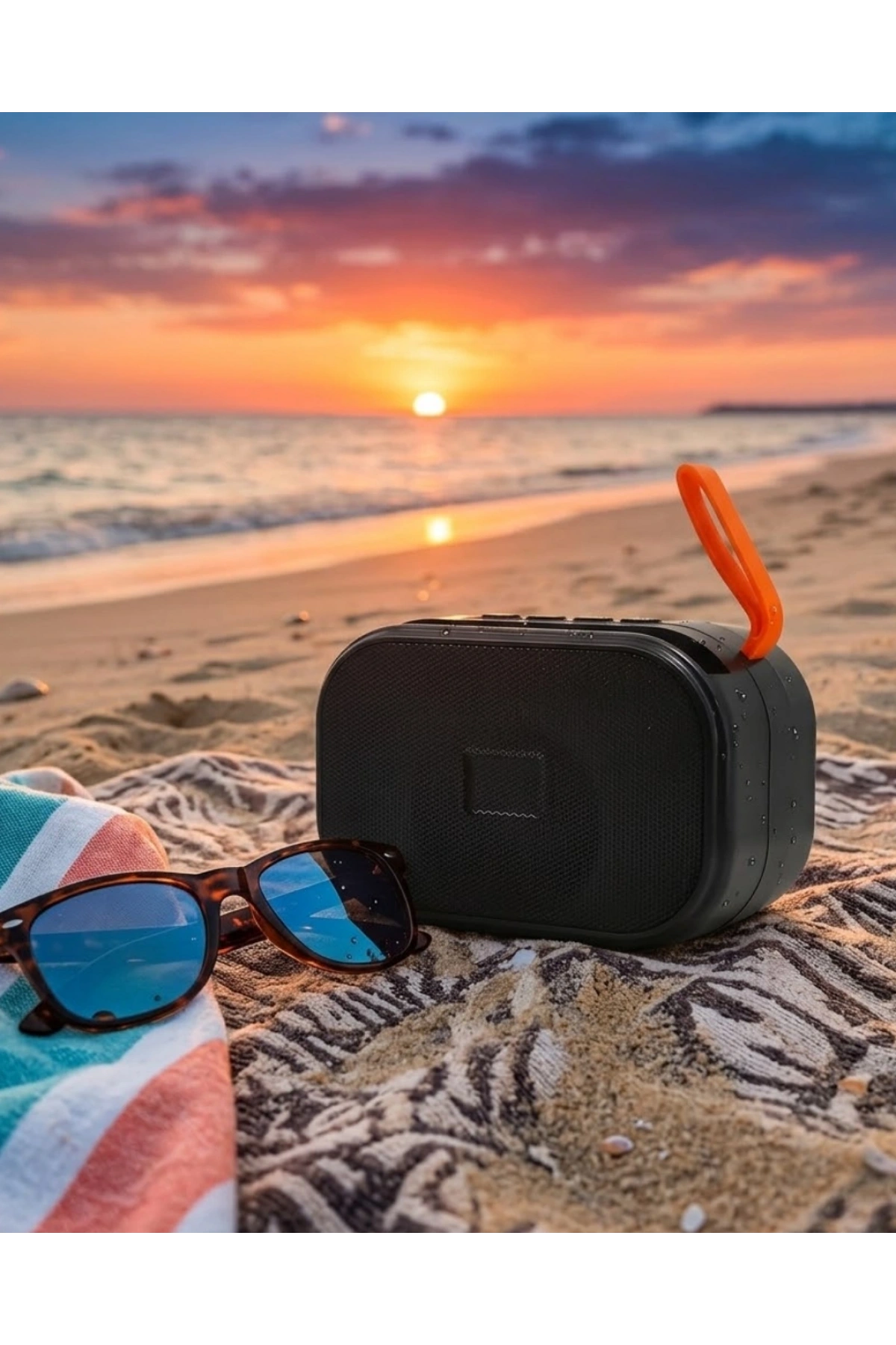 Taşınabilir Bluetooth Hoparlör Güçlü Baslı Kablosuz Müzik Kutusu