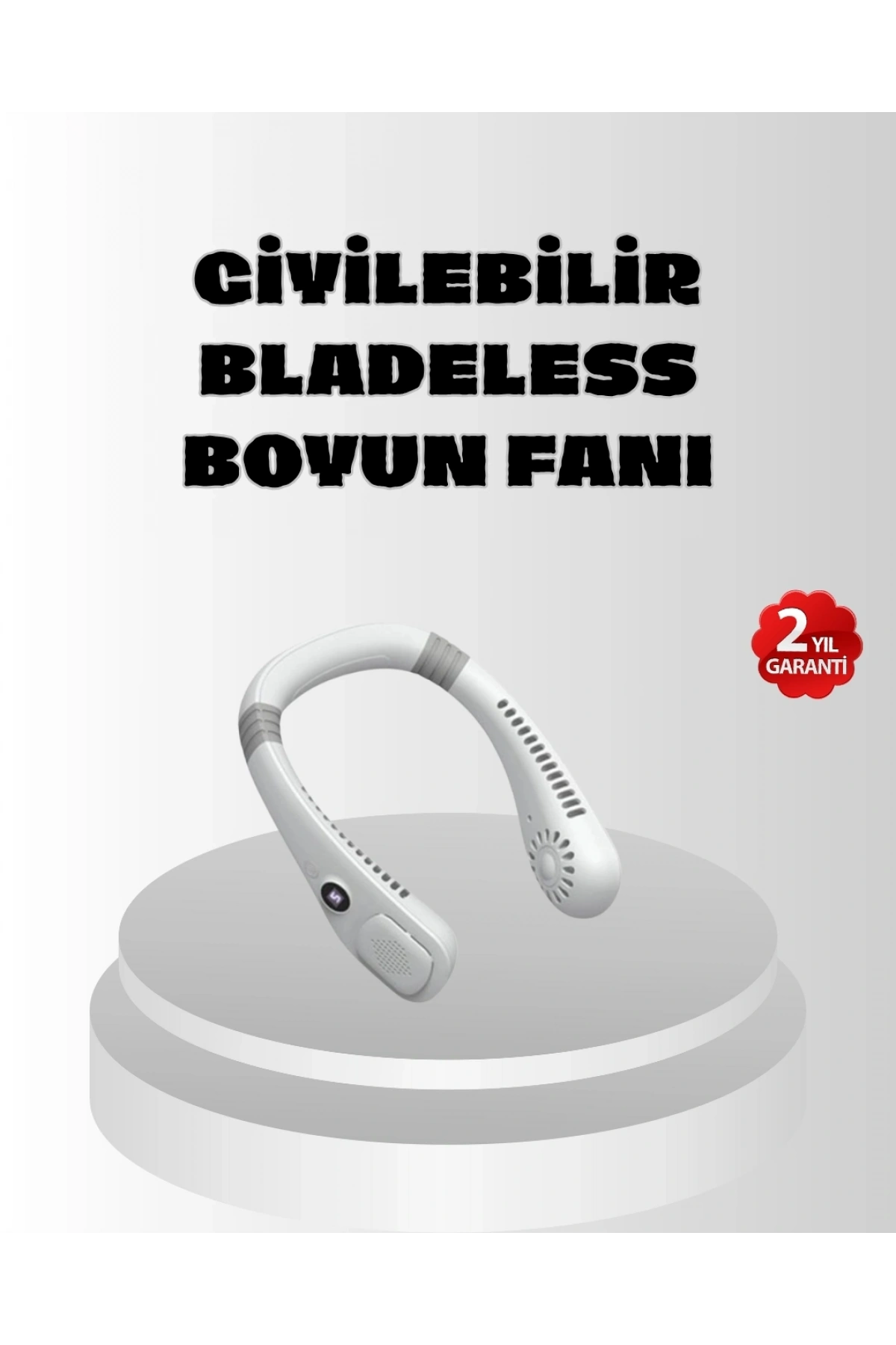 Taşınabilir Boyun Fanı Sessiz Çalışma ve USB Şarj Özellikli
