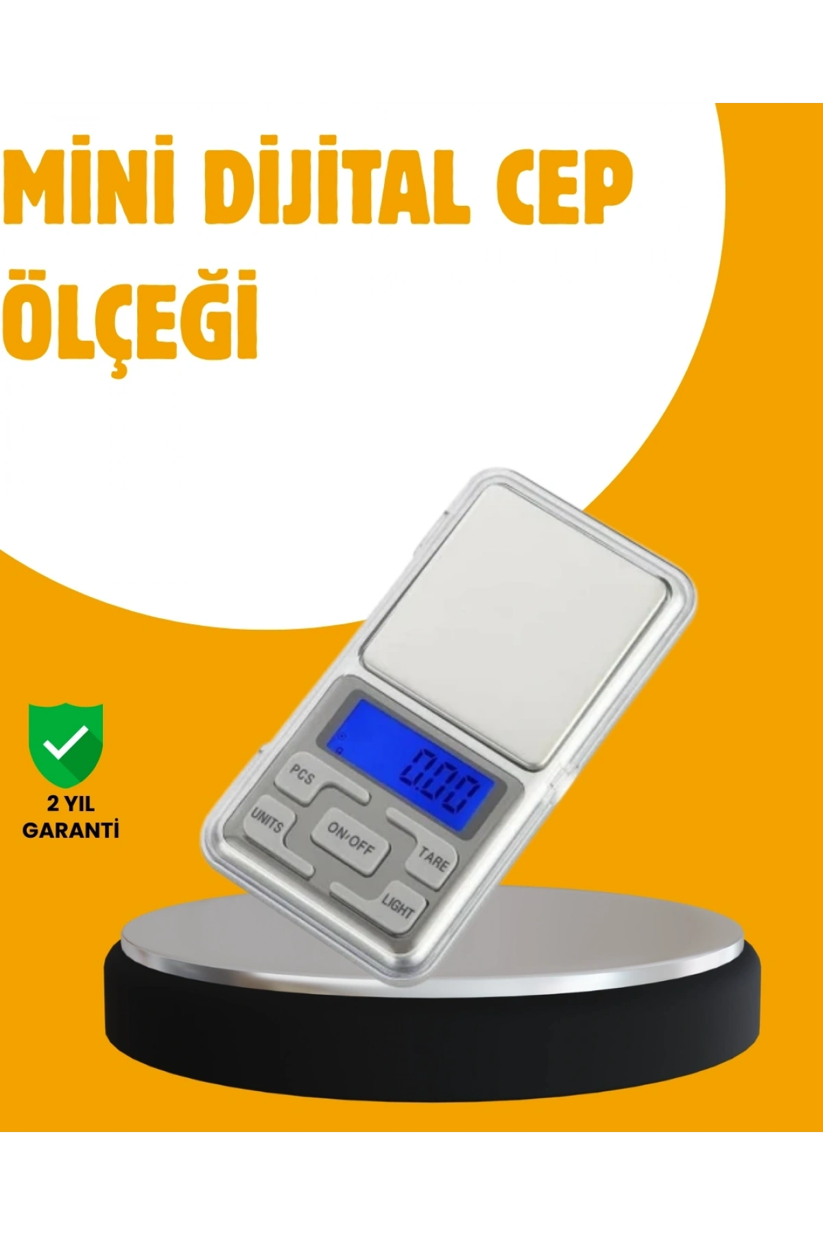 Taşınabilir Dijital Cep Terazisi 5 Ölçüm Birimli