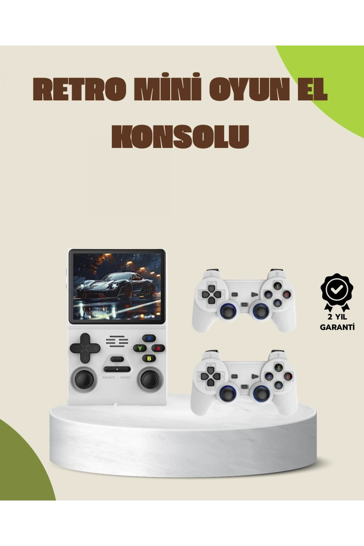 Taşınabilir El Konsolu Kablosuz Gamepadli