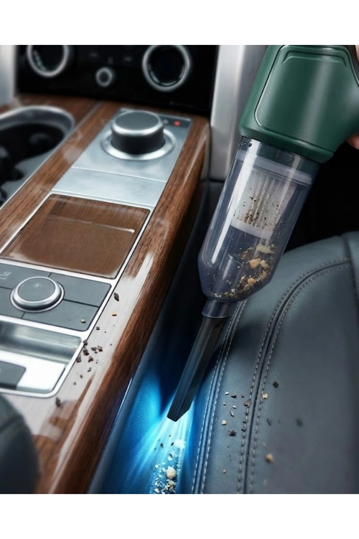 Taşınabilir Kablosuz Süpürge Kompakt Tasarım Güçlü Motor