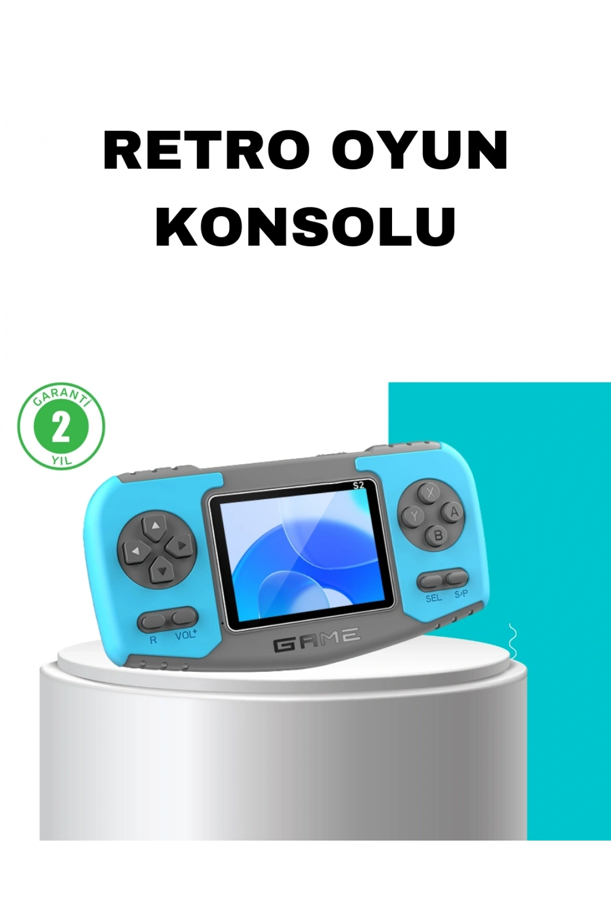 Taşınabilir Mini Video Oyun Konsolu Ergonomik Tasarım