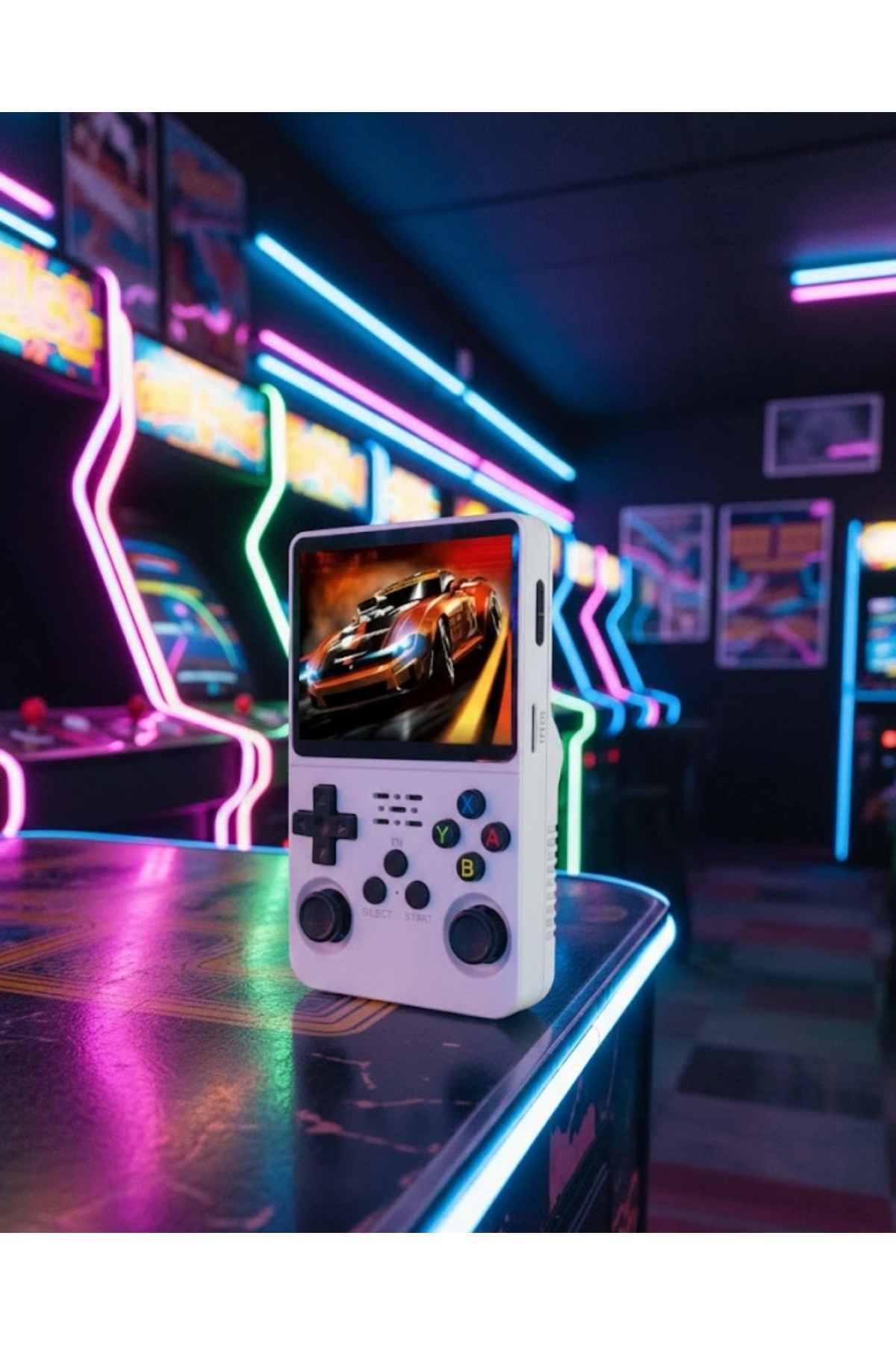 Taşınabilir Retro Oyun Konsolu Geniş Ekran ve Çoklu Emülatör Desteği