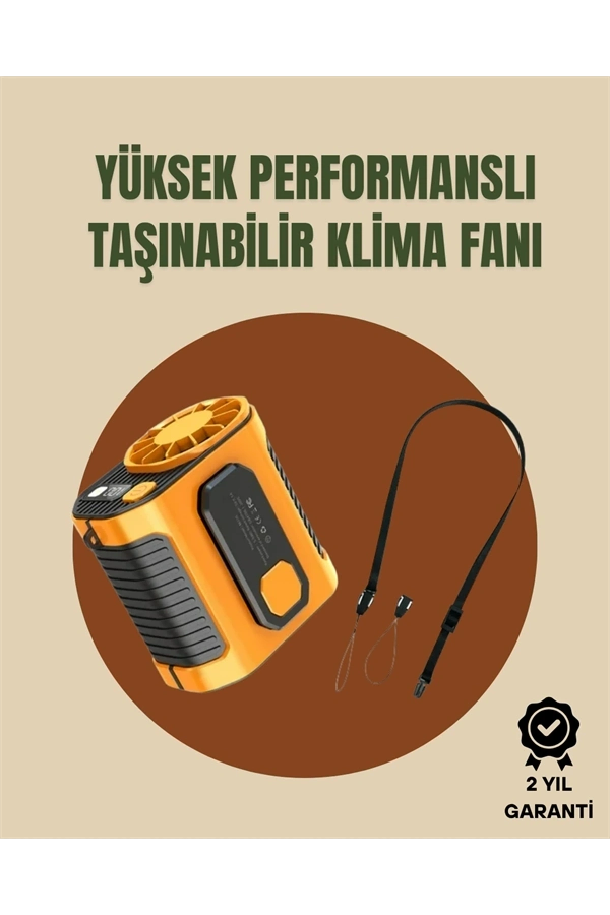 Taşınabilir USB Şarjlı Turbo Fan – 3 Modlu Soğutma, Hafif & Kompakt