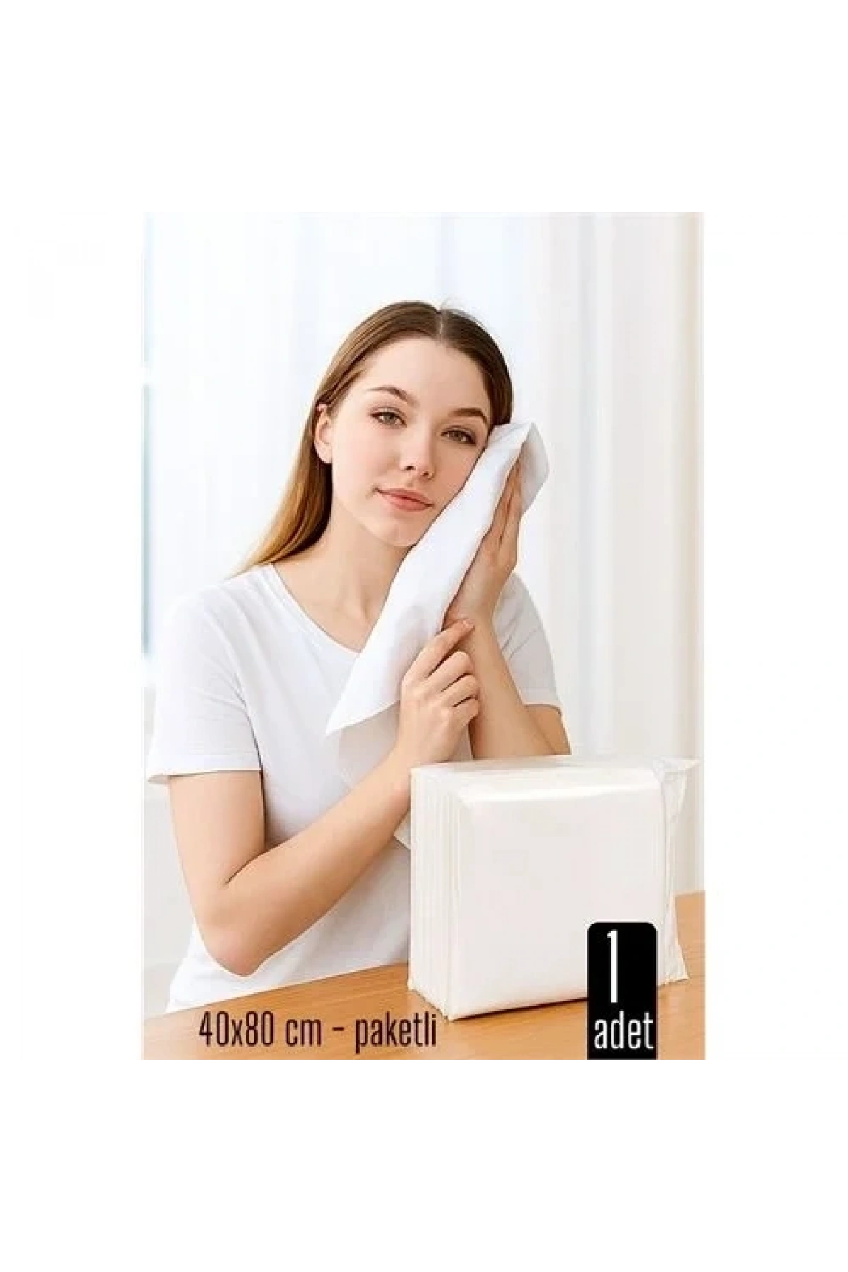 Tek Kullanımlık Havlu - Kuru Havlu - Paketli Ve Çok Amaçlı 40x80 Cm 1 Adet 718430