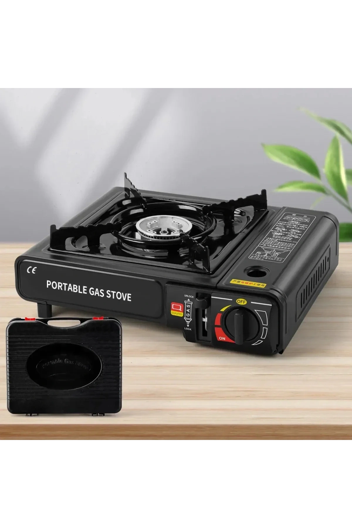 Tekli Portatif Ocak Gaz Stop Emniyetli (5047)