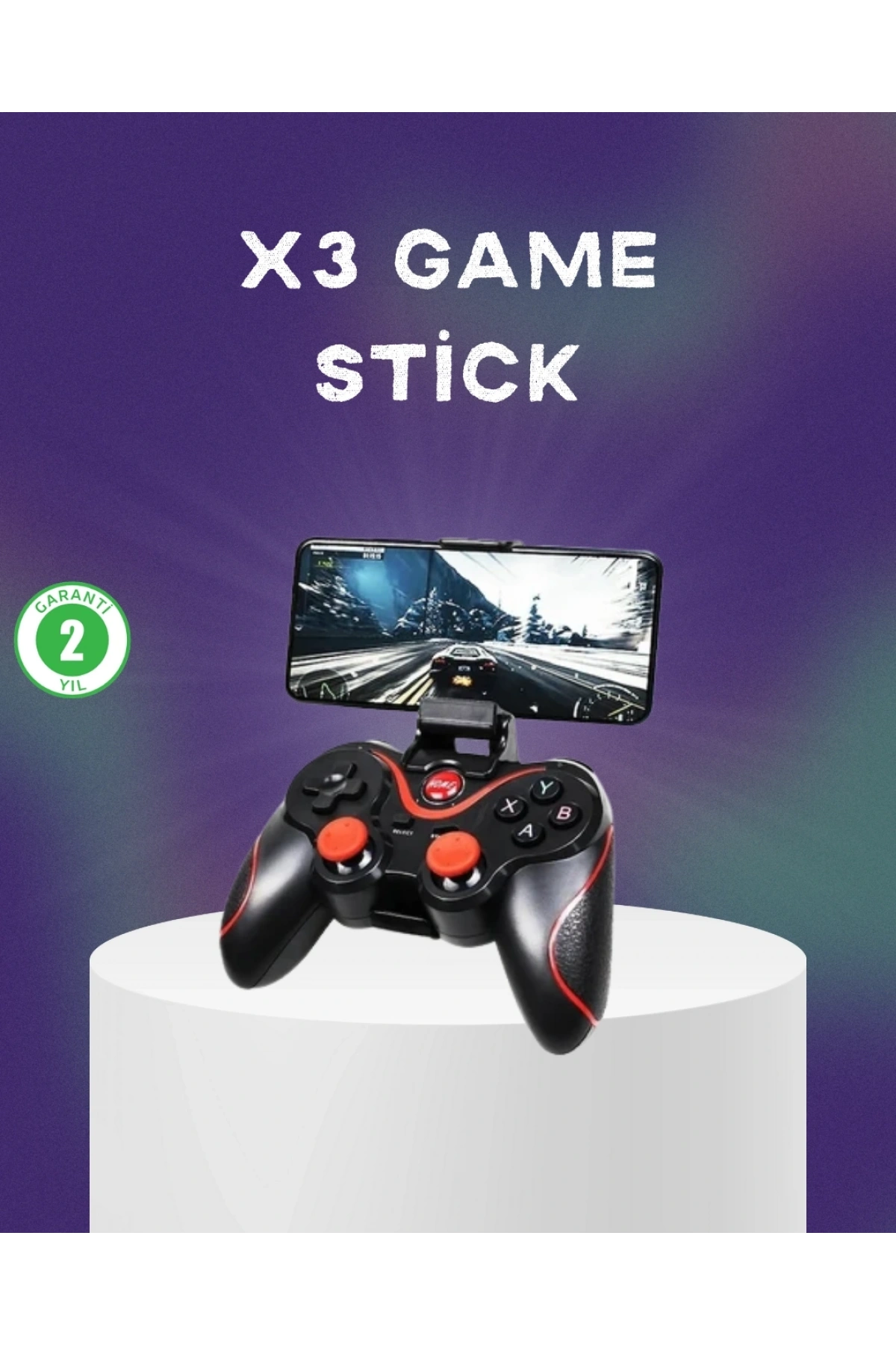 Telefon, Tablet ve PC İçin Çok Fonksiyonlu Bluetooth Gamepad