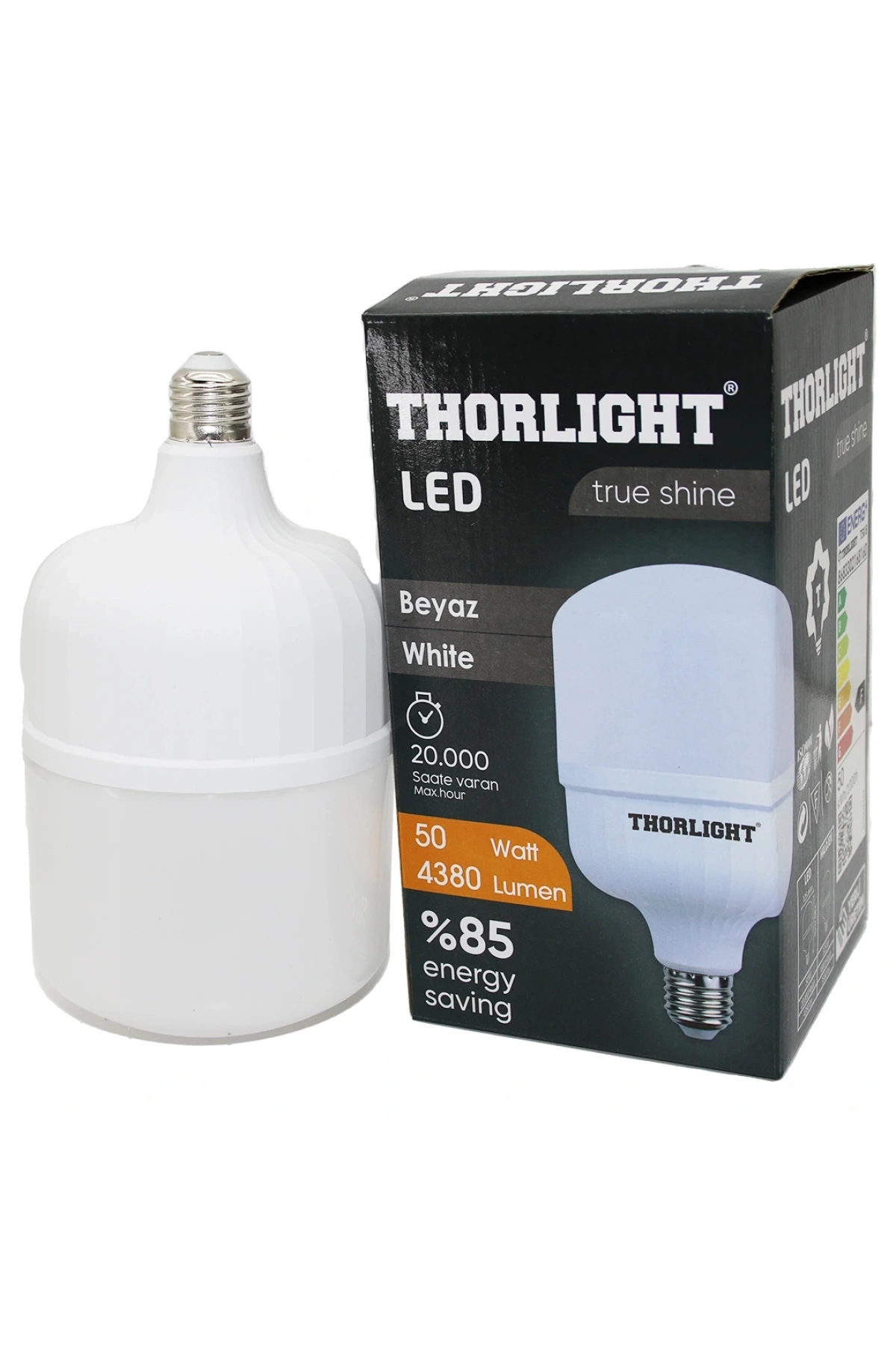 THORLIGHT 50W E27 TORCH T-SHAPE BEYAZ LED AMPUL T-50B (5047)