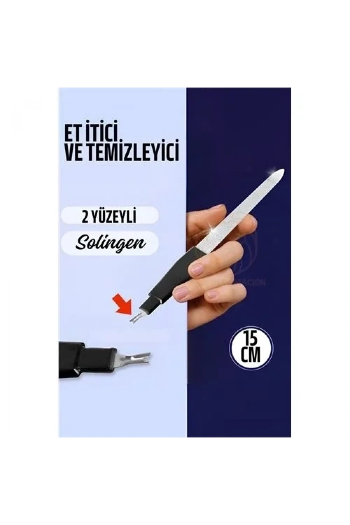 Tırnak Törpüsü Et İticili Et Kesici Çelik Solingen Profesyonel 721179