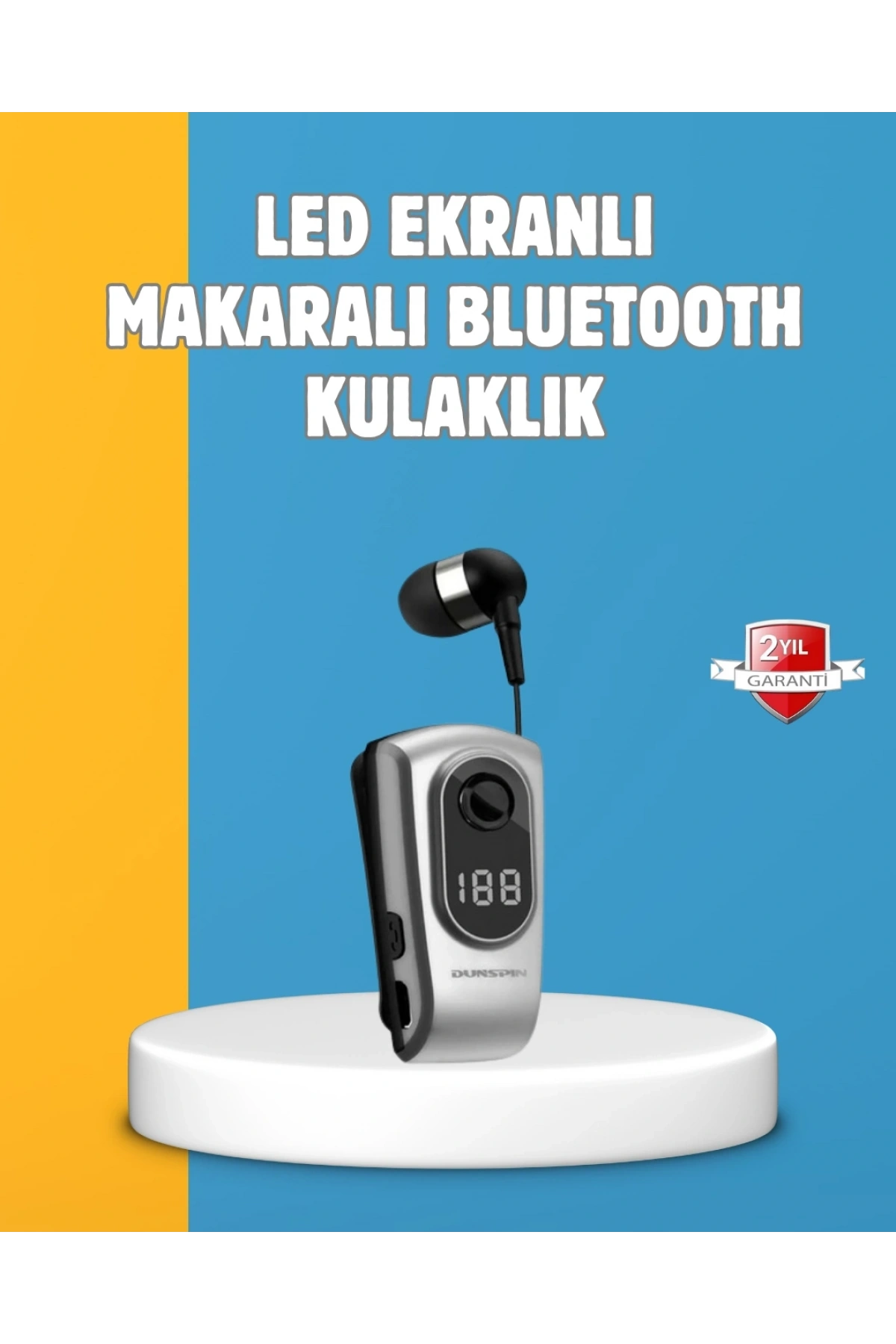 Titreşimli Bluetooth Kulaklık – Hızlı Şarj ve Uzun Bekleme Süresi