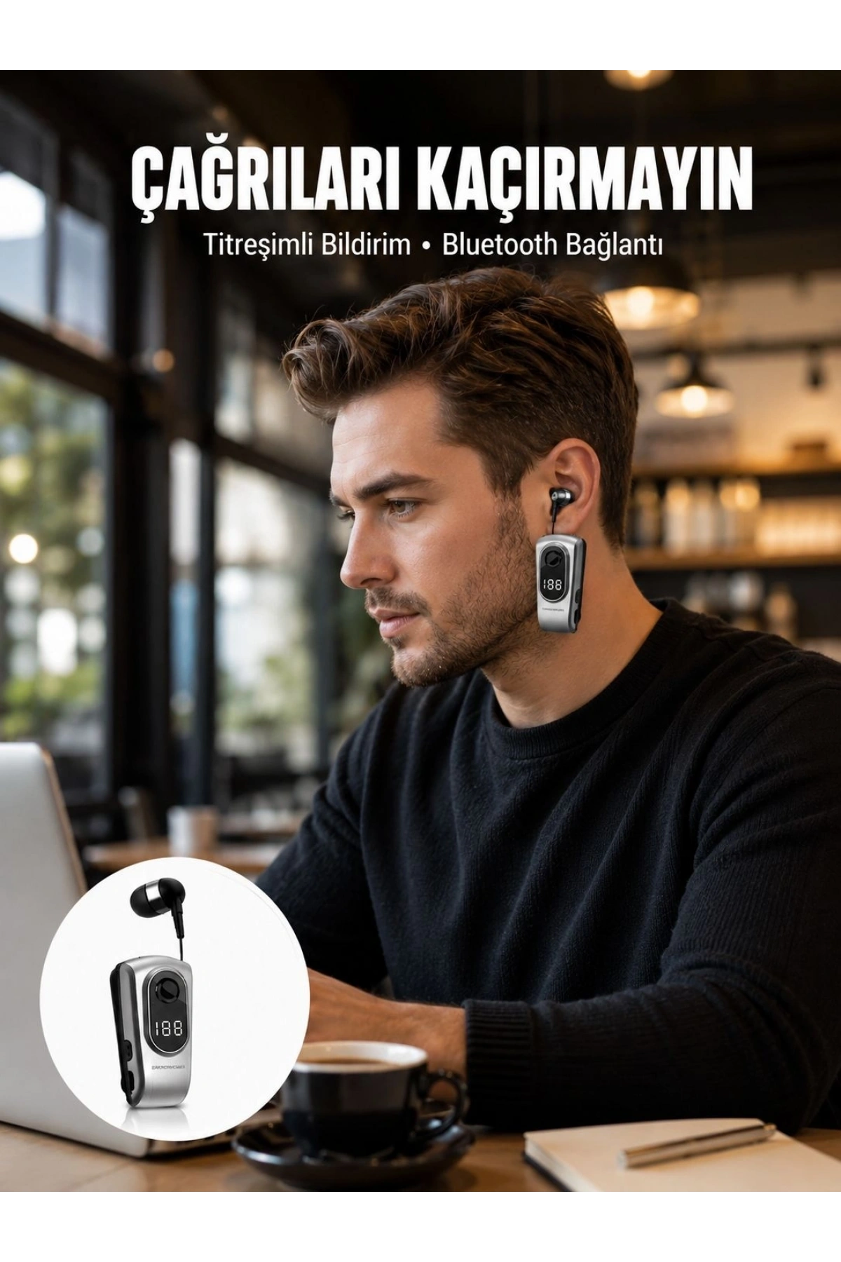 Titreşimli Bluetooth Kulaklık – Hızlı Şarj ve Uzun Bekleme Süresi Yeni Nesil