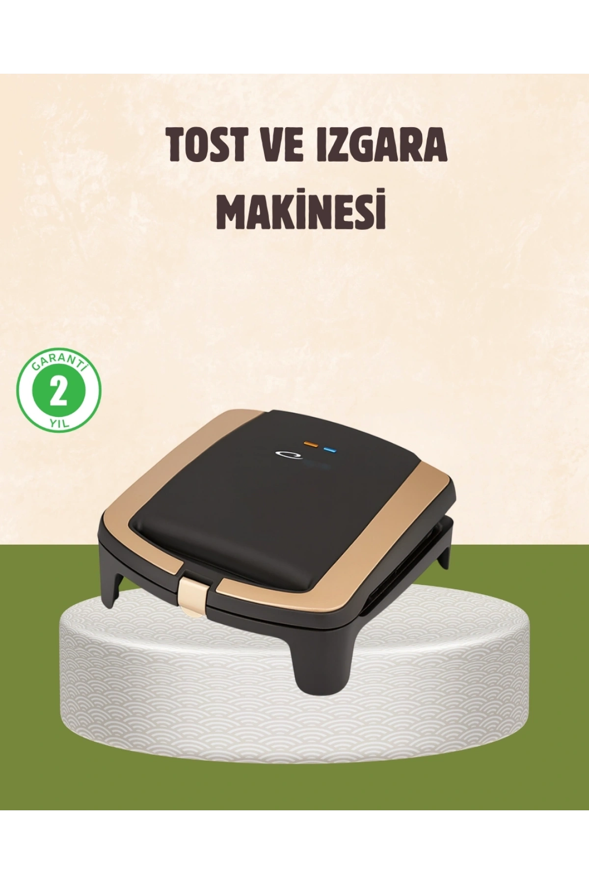 Tost Makinesi Isı Kontrollü 4 Dilim Kapasiteli