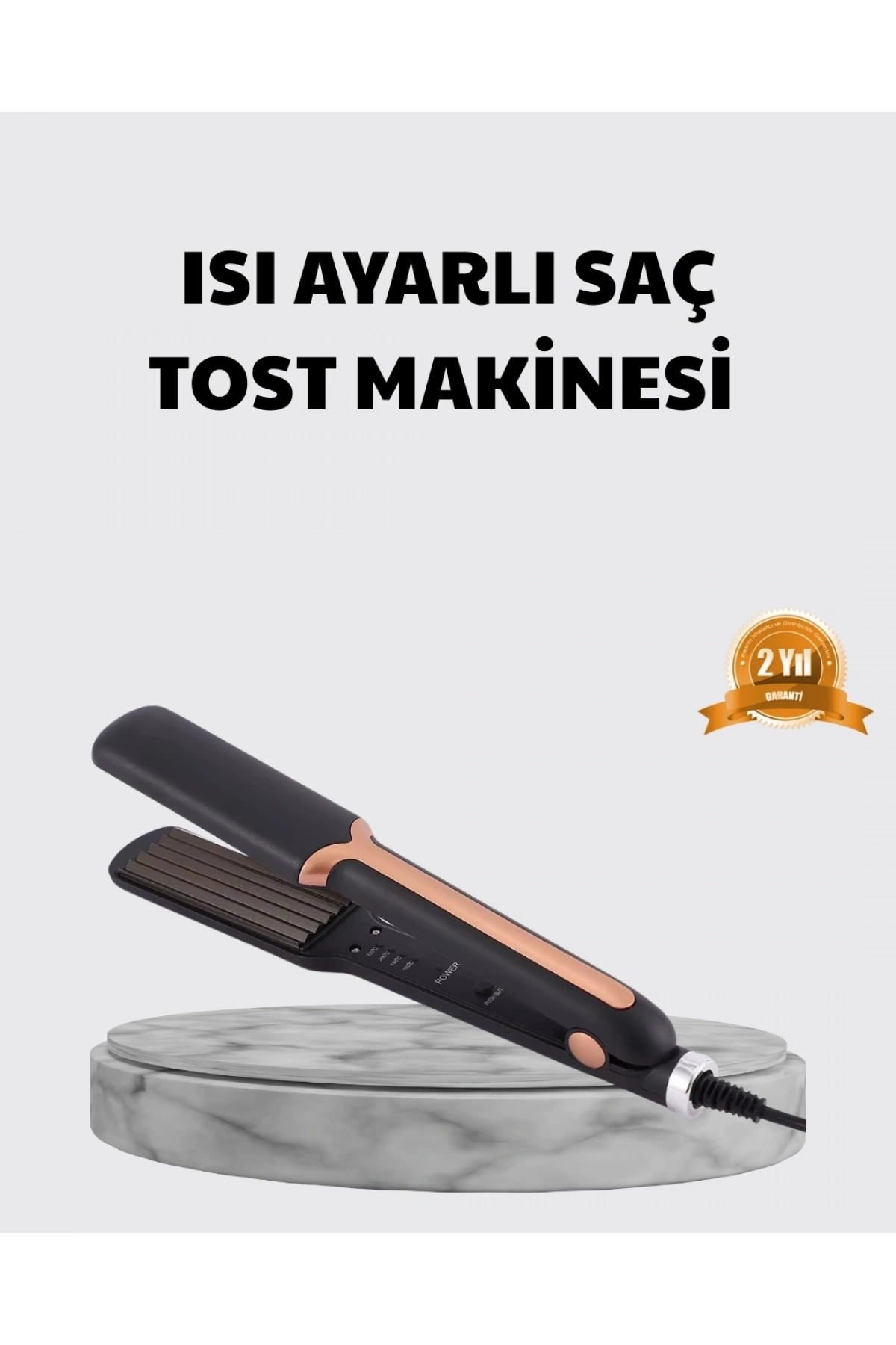 Tost Model Saç Şekillendirici Hızlı Isınan Isı Ayarlı