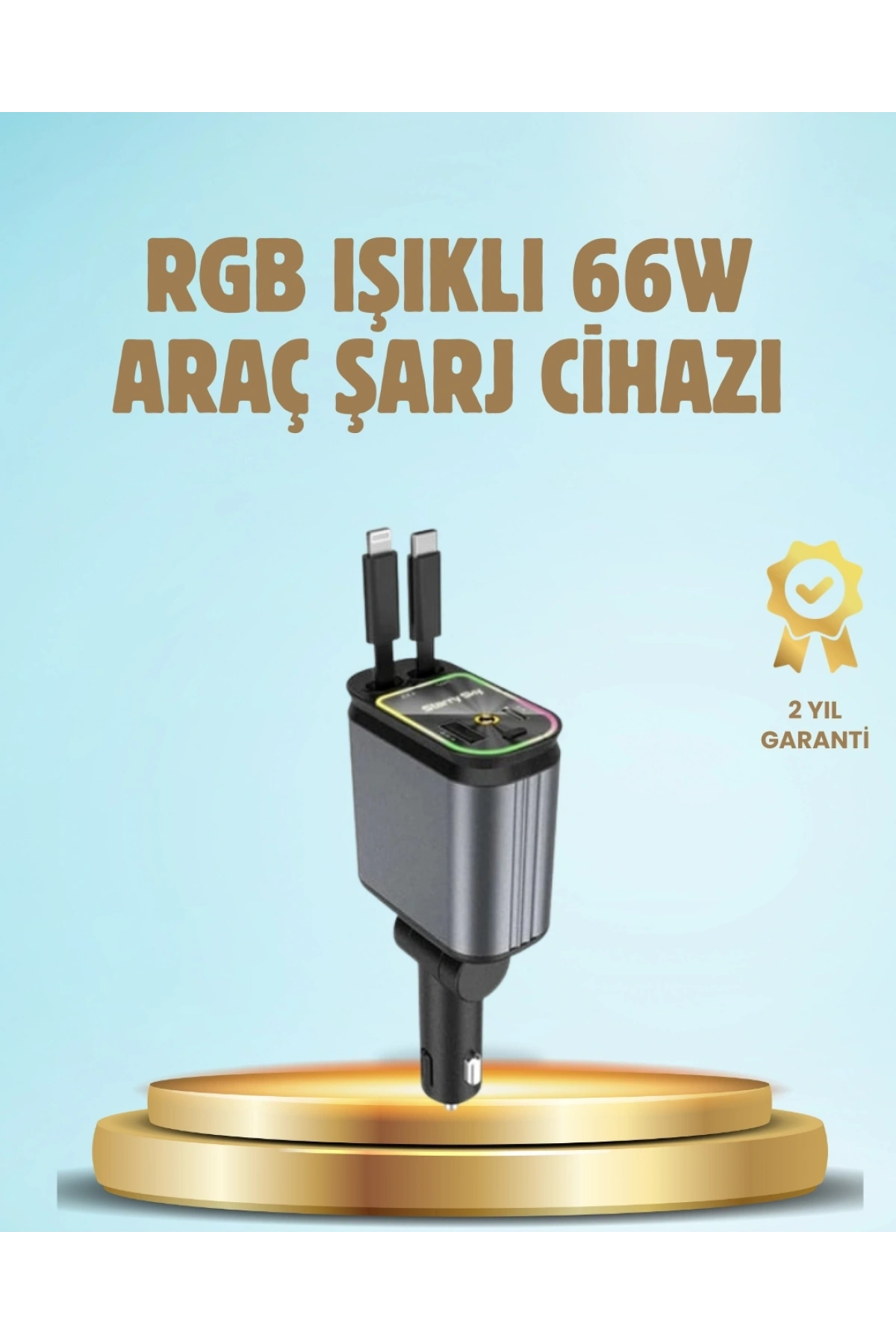 Toyota, Honda, Nissan, Hyundai Araçlar için Çoklu Port Araç Şarj Cihazı