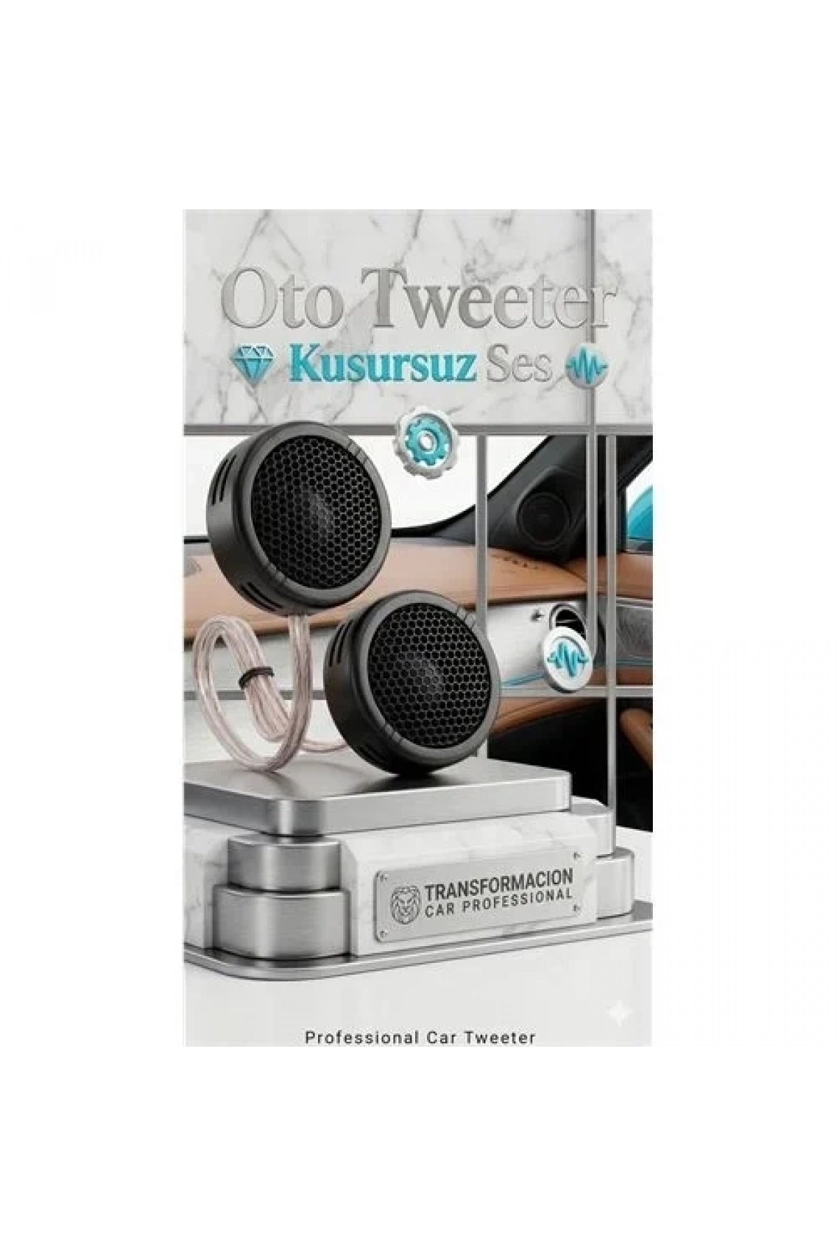 Ts-s250 Eversonic Tweeter Seti 350w Yüksek Performans Kristal Netliğinde Tiz Ses Hoparlörü  723158