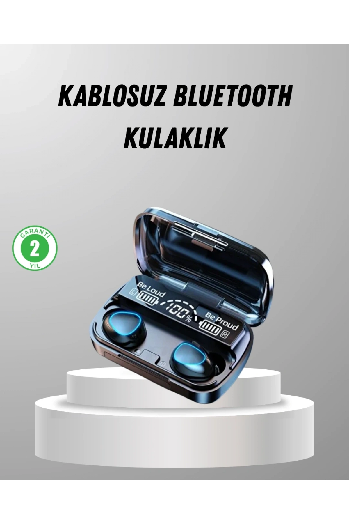 TWS Kablosuz Kulaklık Şarj Kutulu 20 Saat Kullanım Konforlu