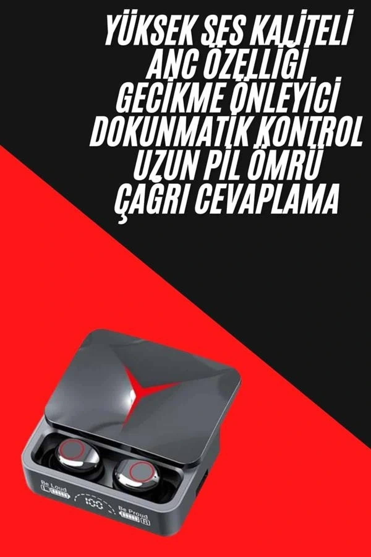 Tws Powerbank Kutulu Dijital Göstergeli Bluetooth Kulaklık Kablosuz Kulakiçi Kulaklık