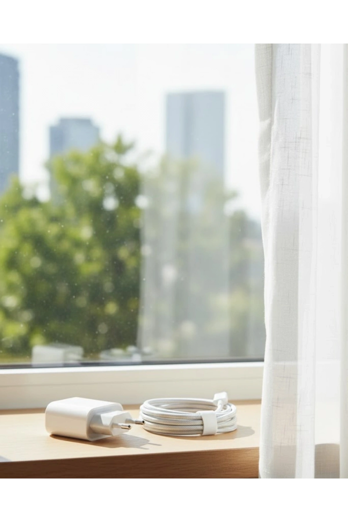 Type-C to C Kablolu 35W Hızlı Şarj Başlığı Set